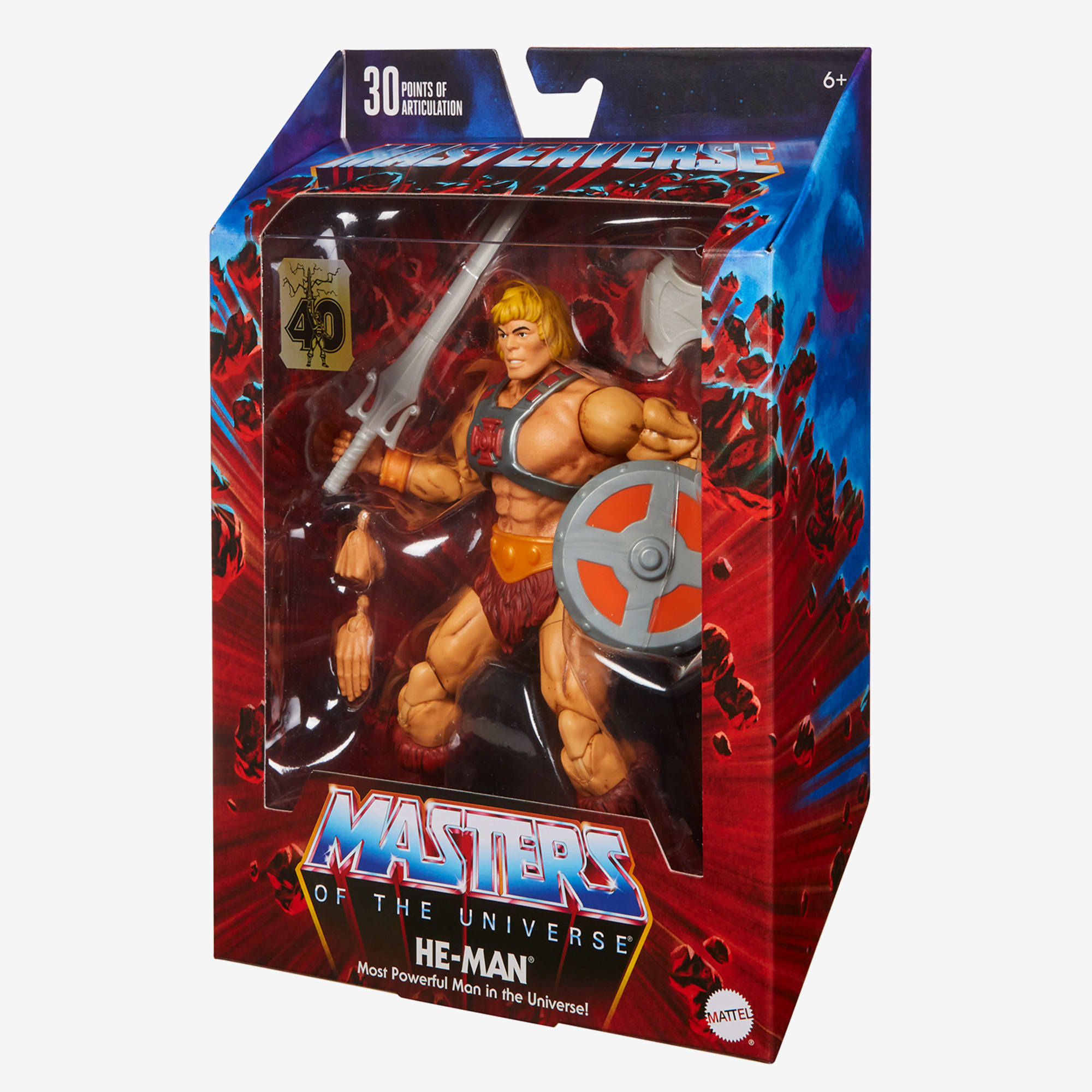 Masters of the Universe Masterverse He-Man 40th Anniversary Action Figure - Image 3