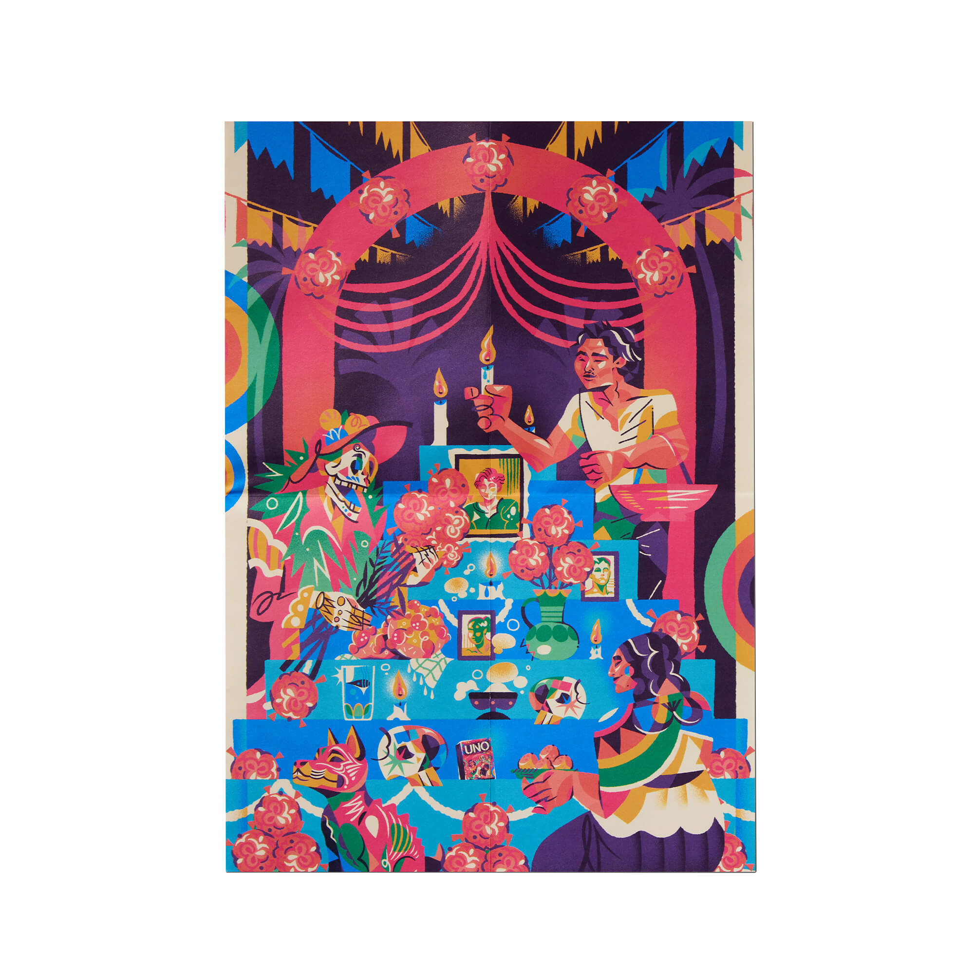 UNO Canvas Día de Muertos Card Game - Image 15
