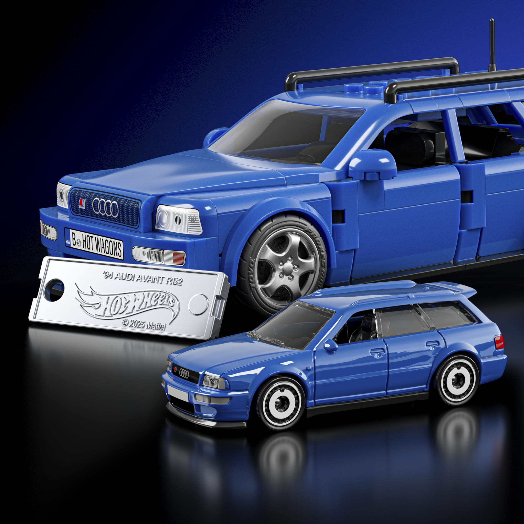 Hot Wheels Coffret de Construction Audi Avant Rs2 - Image 5