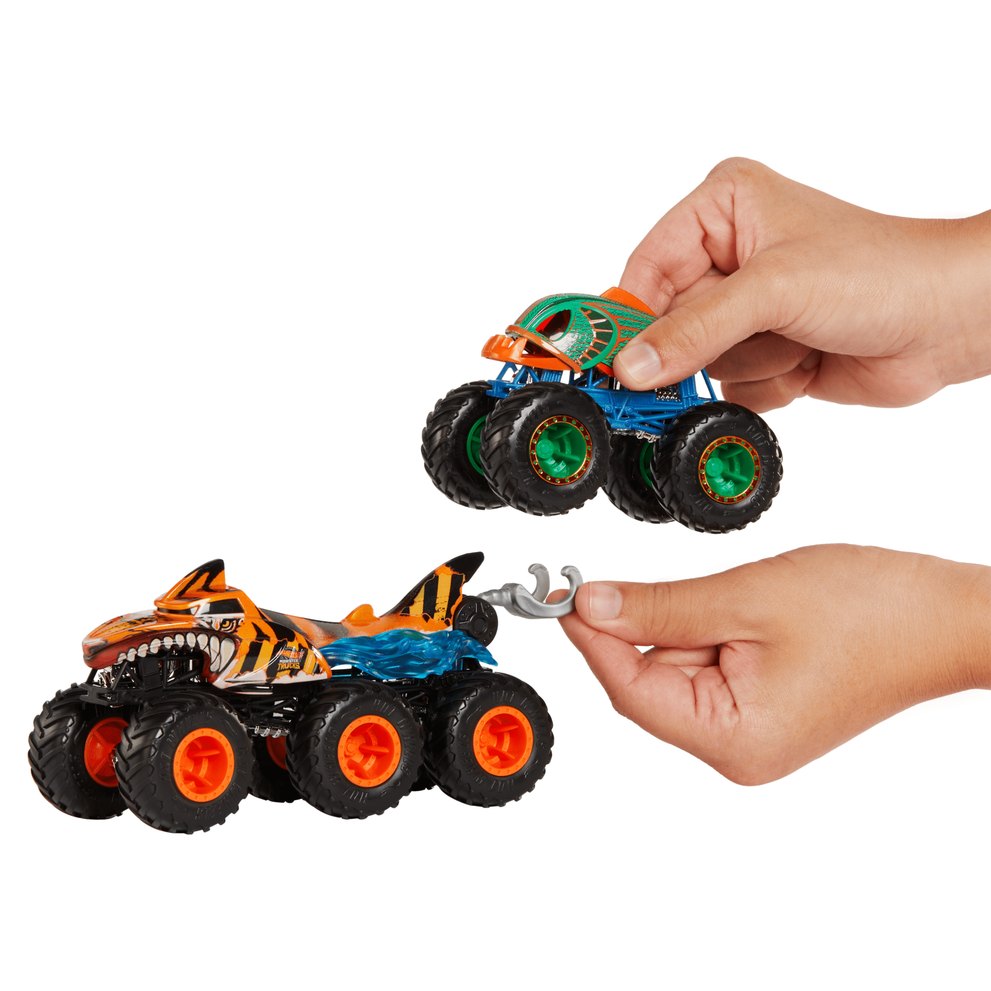Hot Wheels Monster Trucks Vehículo de Juguete Camiones Remolque Sorpresa Escala 1:64 - Image 4