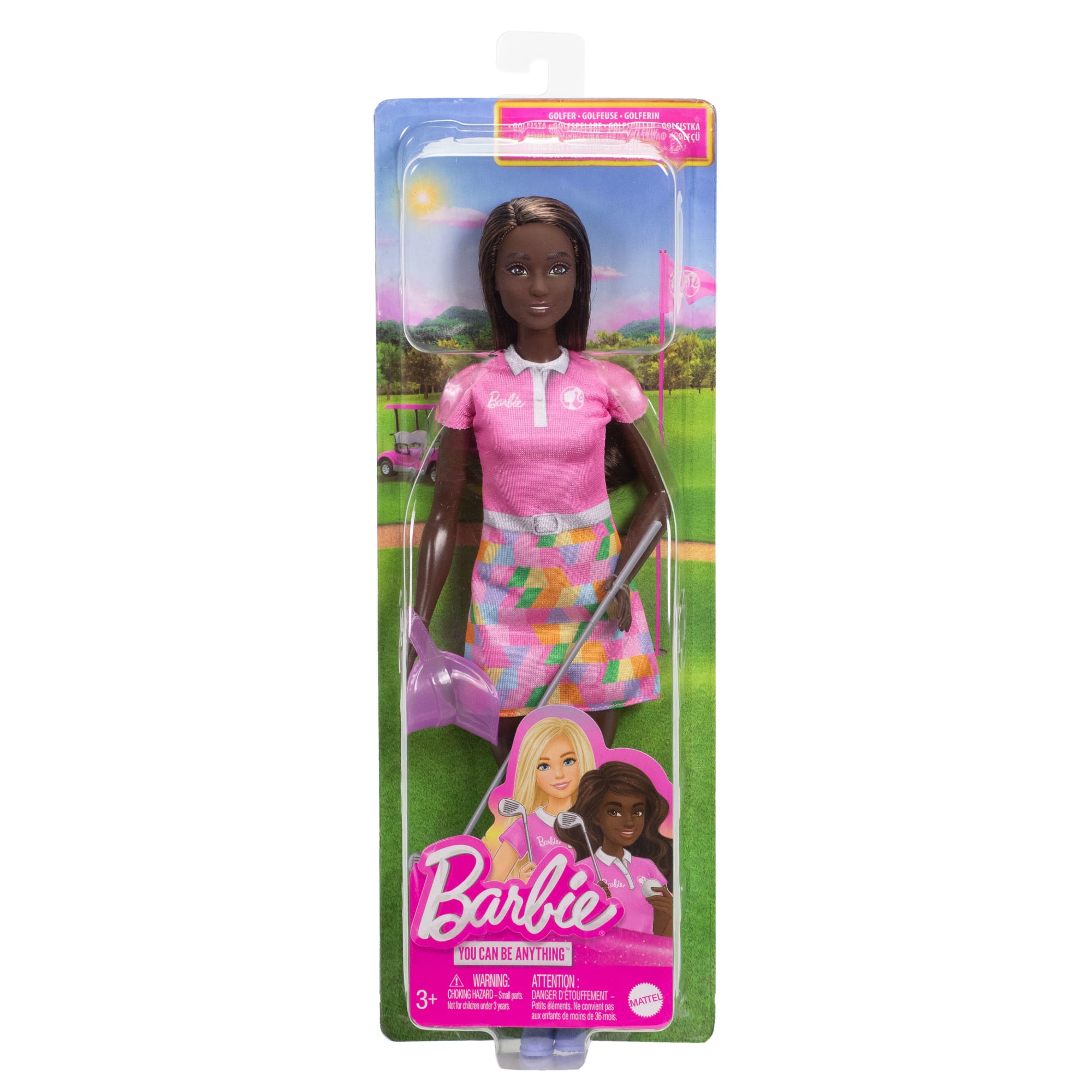 Barbie Poupée Mode Golfeuse. Visière et Bâton - Image 6