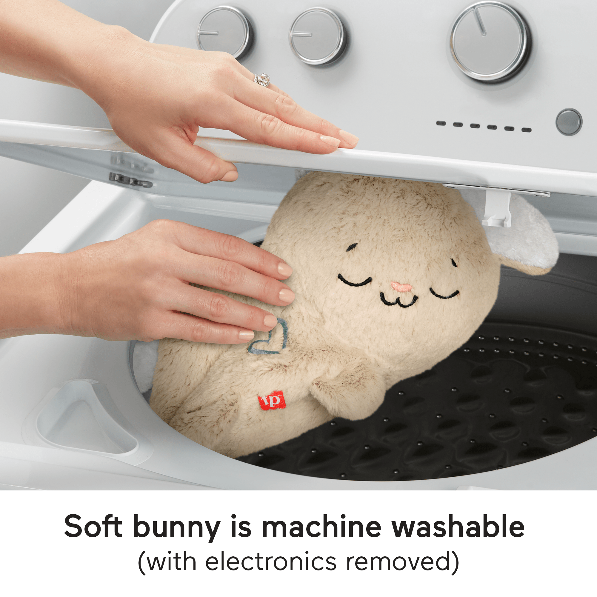 Fisher-Price Soothe & Settle Bunny Plush Baby Toy & Customizable Sound Machine With Motion - Image 5