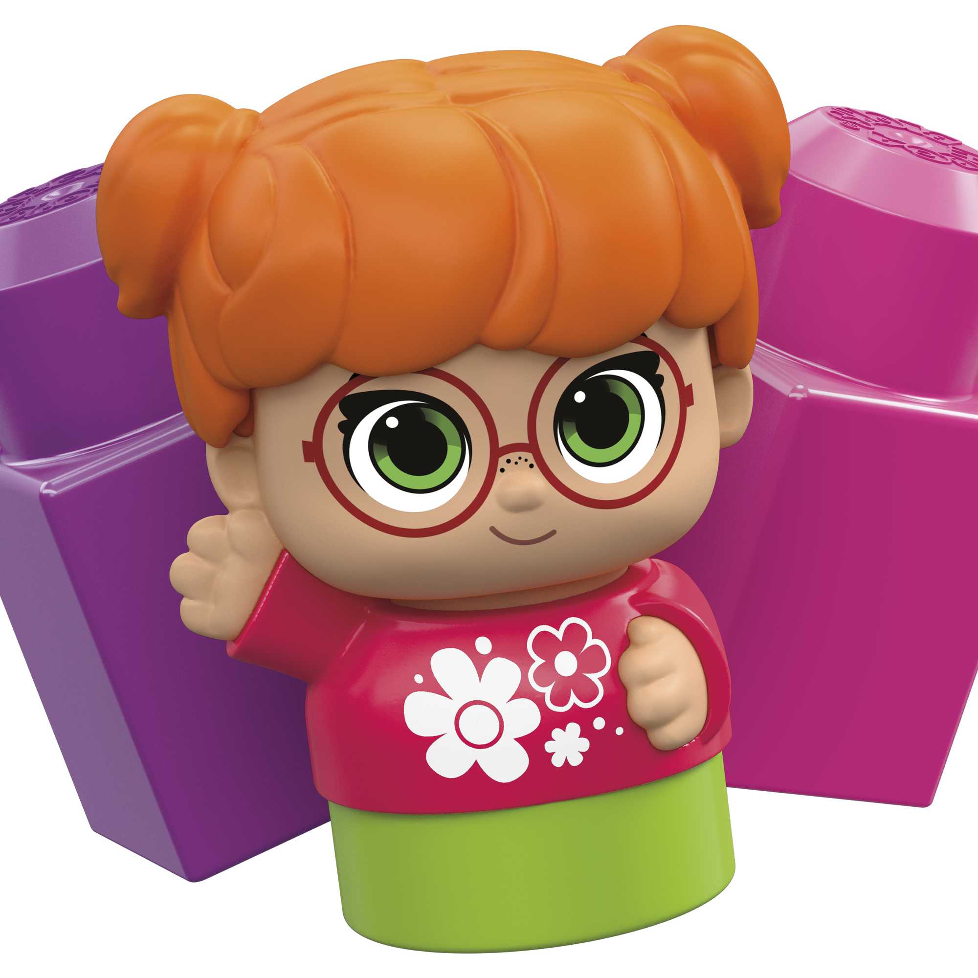 MEGA BLOKS Catie Convertible Fisher-Price Toy Blocks With 1 Figure (6 Pieces) For Toddler - Image 6