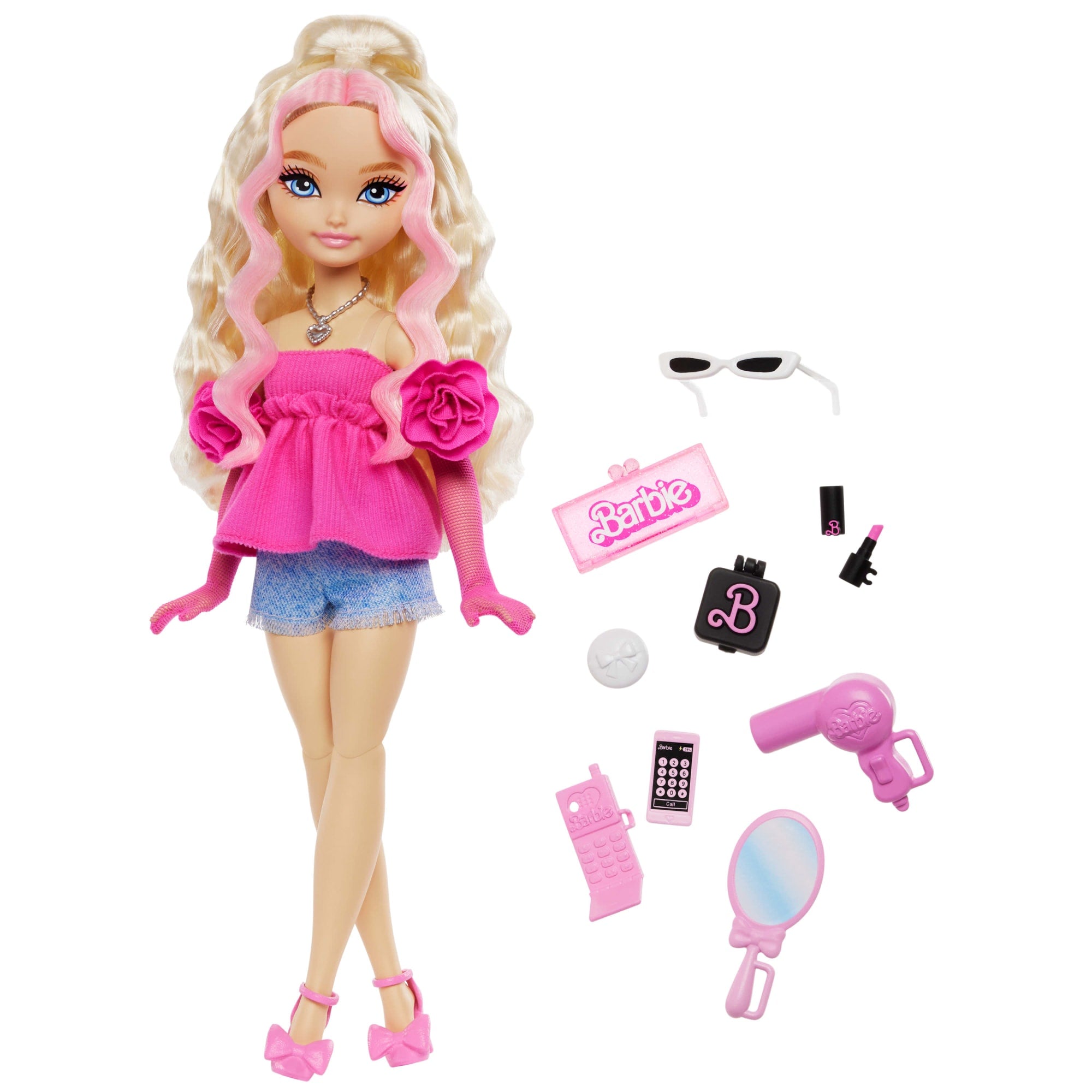 Barbie-Équipe de Rêve Malibu-Poupée et 8Accessoires - Image 3