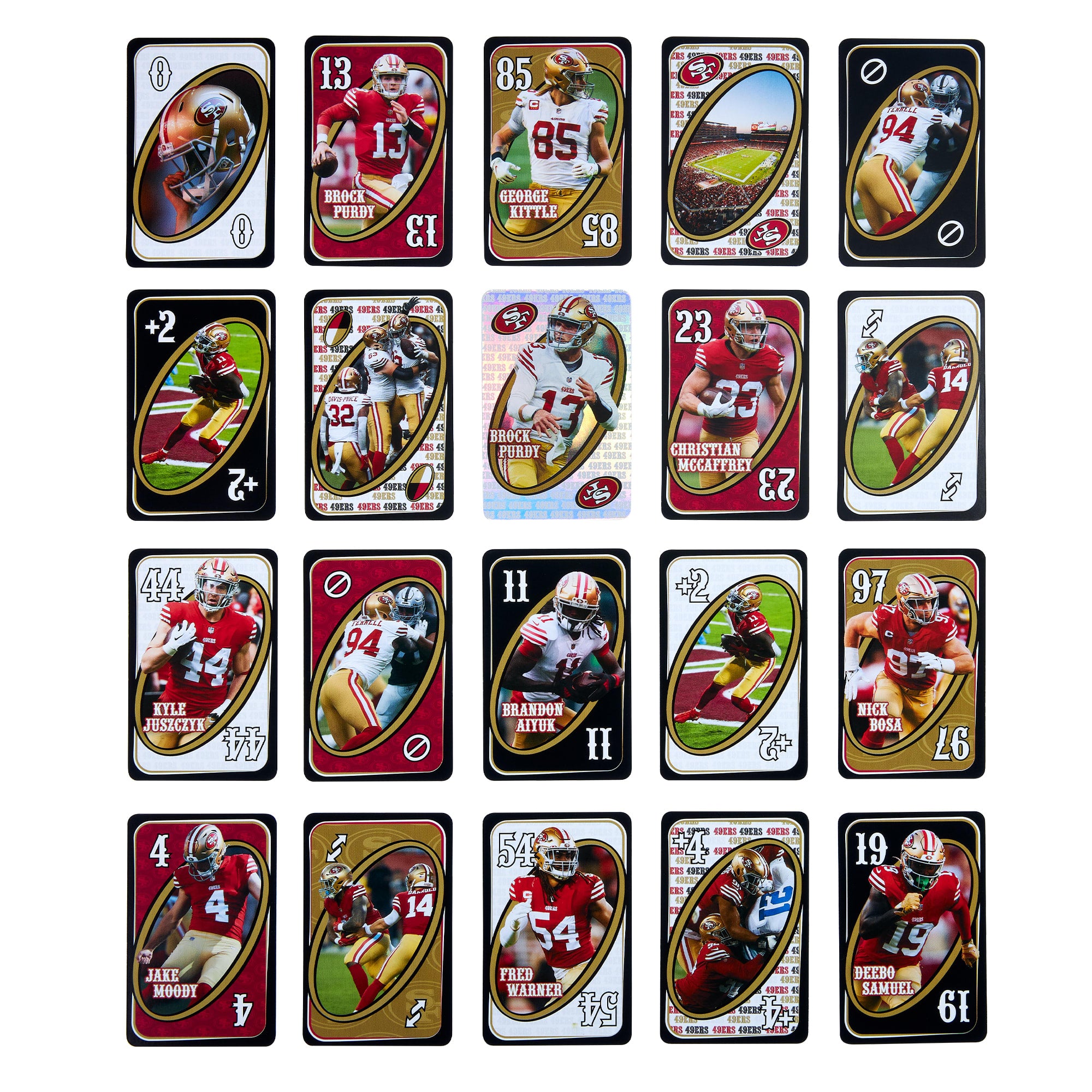 UNO Fandom NFL San Francisco 49ers Game Deck - Image 4
