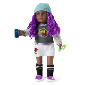 Truly Me™ Doll #91 in Girly Graffiti + Chic & Stylish Accessories