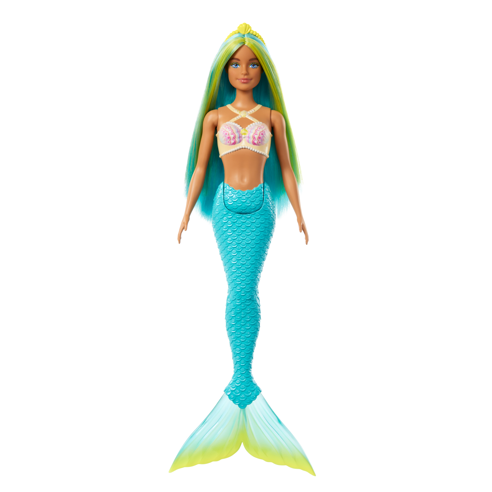 Barbie Fantasia Boneca Sereia com Cabelo Verde e Azul - Image 5