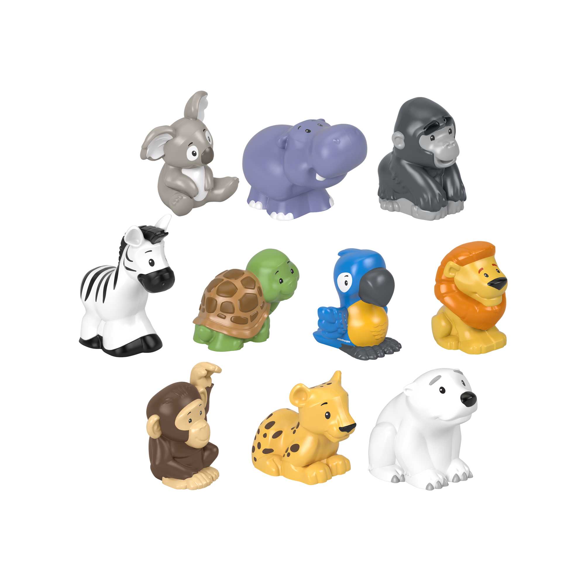 Fisher-Price® Little People® Coffret de 10 Figurines D'Animaux