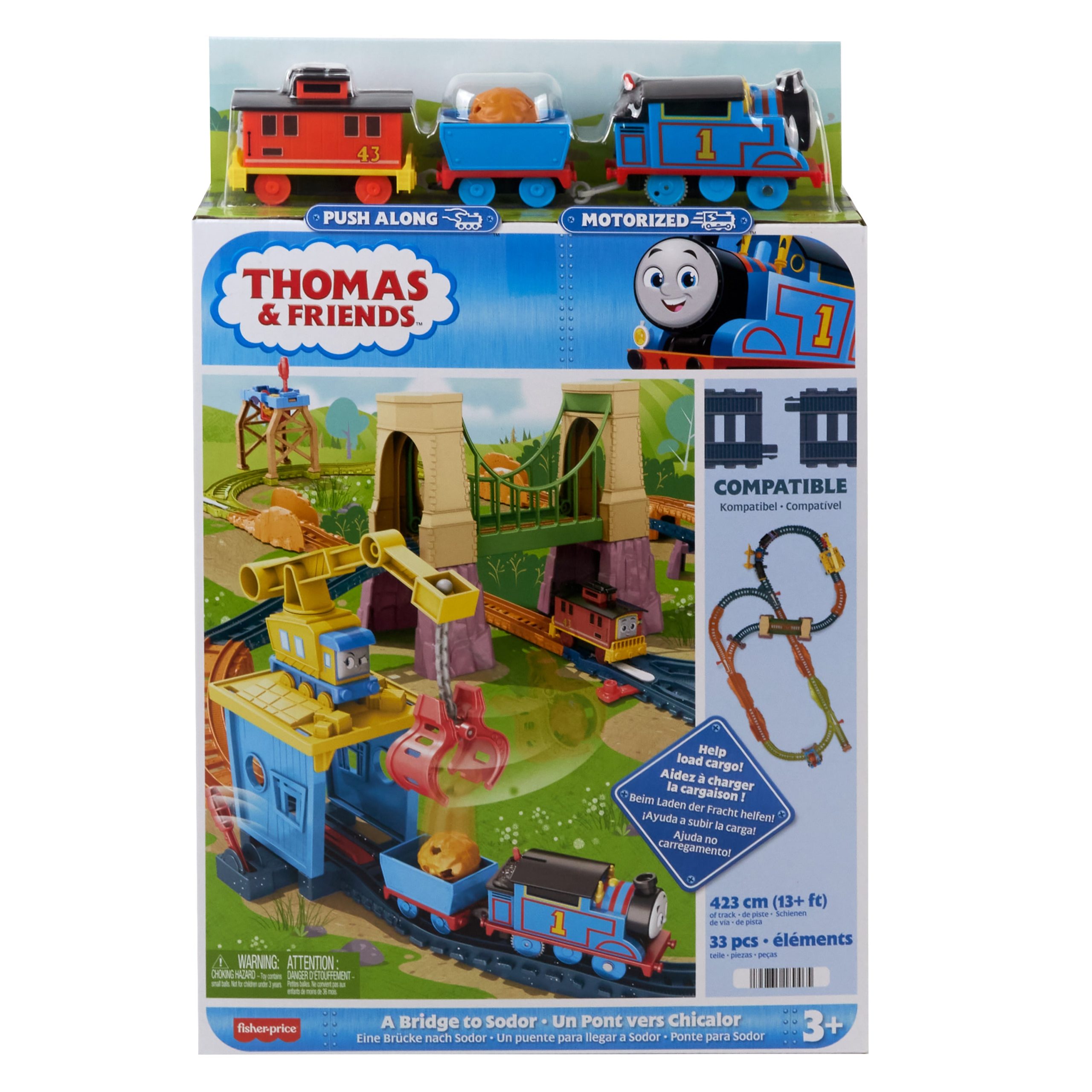 Thomas & Friends Adventures With Thomas & Brake Car Bruno Motorized Toy Train & Track Set For Kids - Image 6