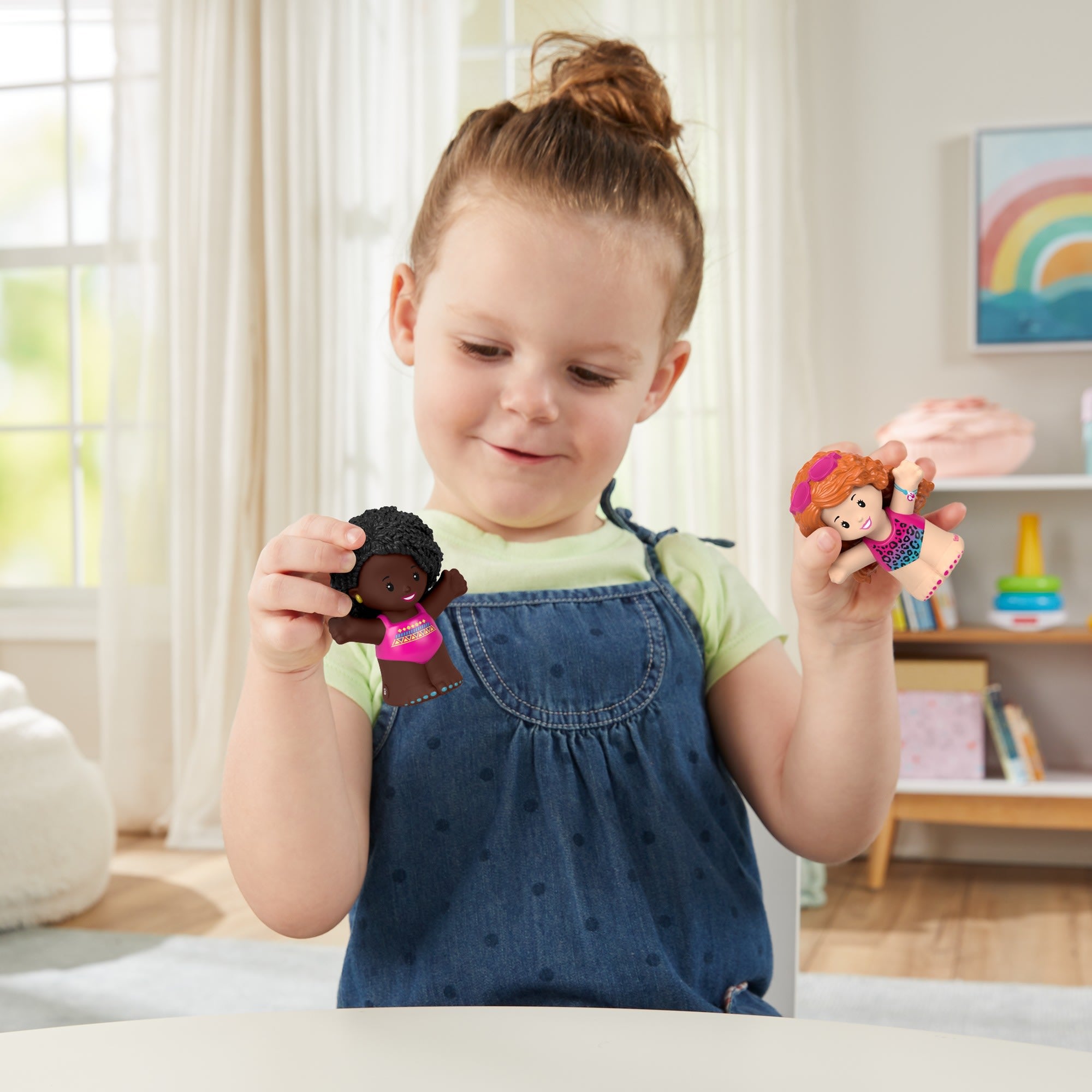 Little People Barbie Coffret Figurines Baignade 2 Jouets - Image 2