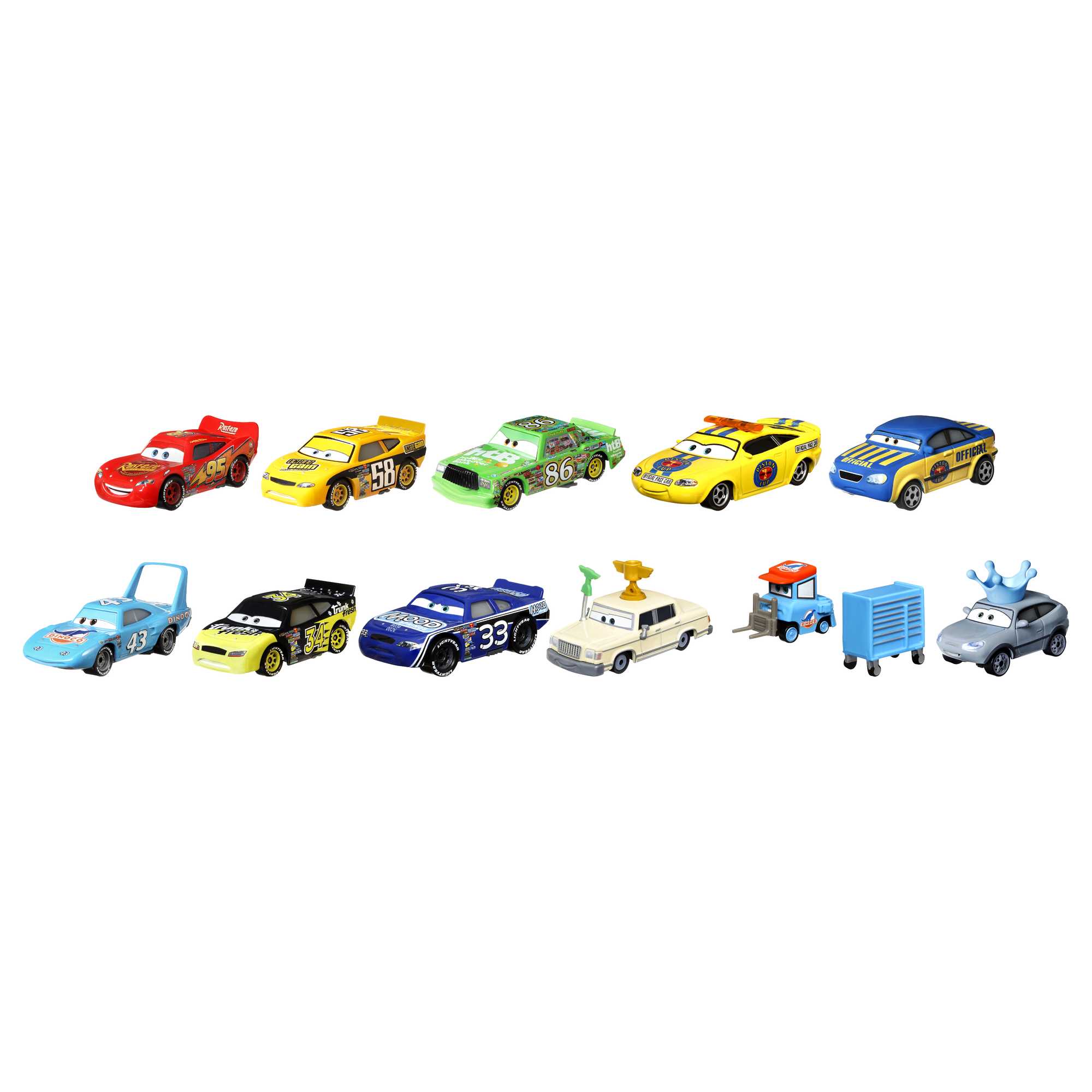 Disney And Pixar Cars Speedway Of The South 11-Pack Of Collectible Toy Cars