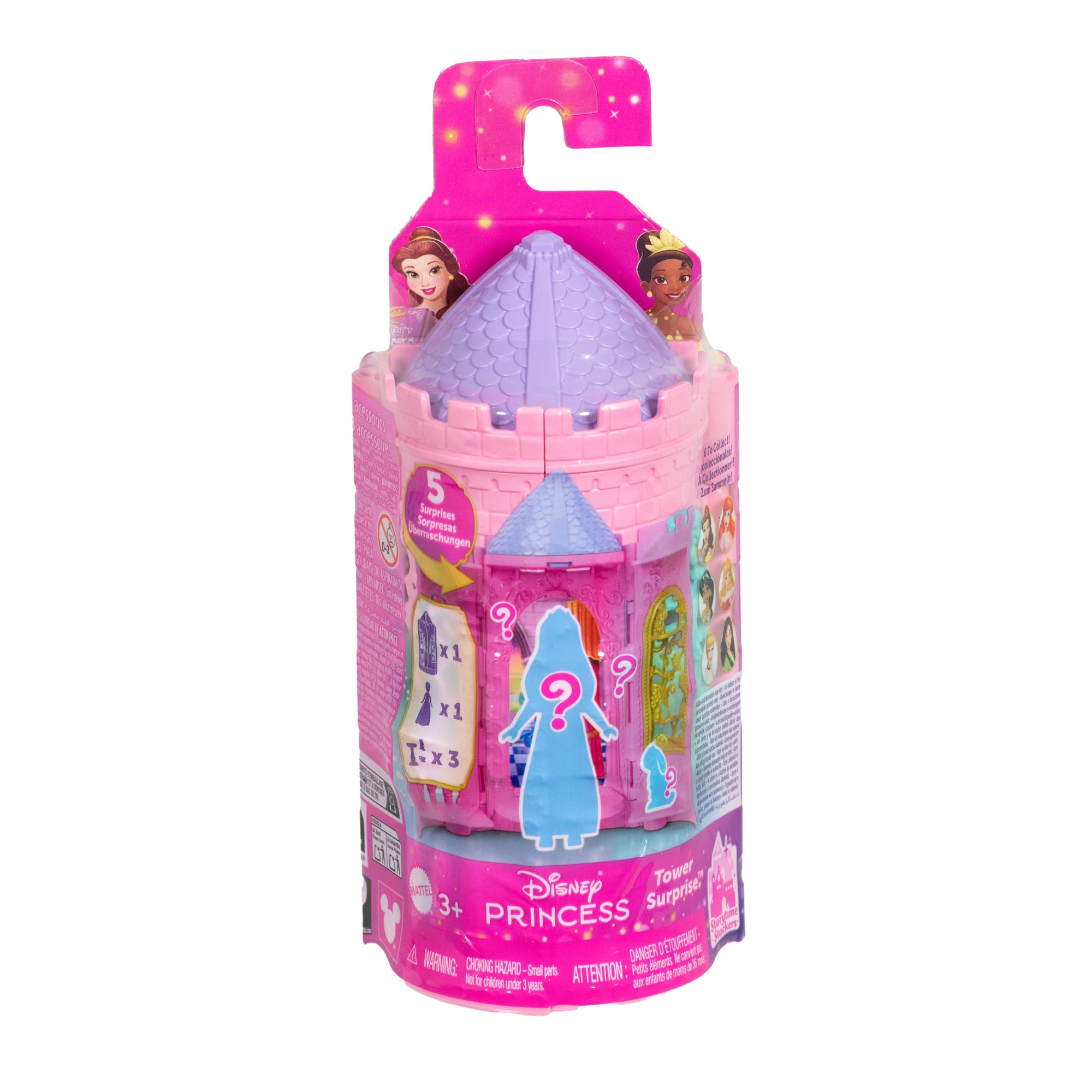 Disney Princess Tower Surprise Small Dolls & Stacking Playsets With 5 Surprises - Image 6
