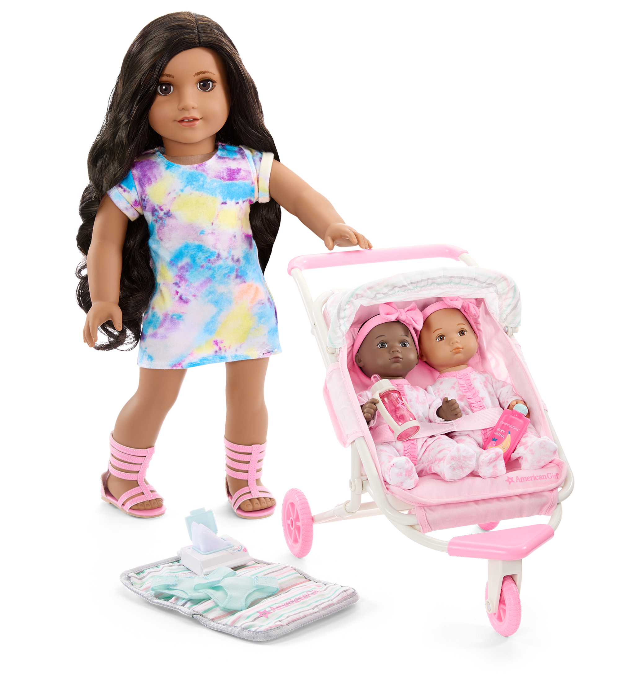 Little Bitty Baby™ Double Stroller Set for 7.75-inch Dolls