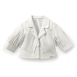 Courtney's™ White Fringe Jacket for 18-inch Dolls (Historical Characters)