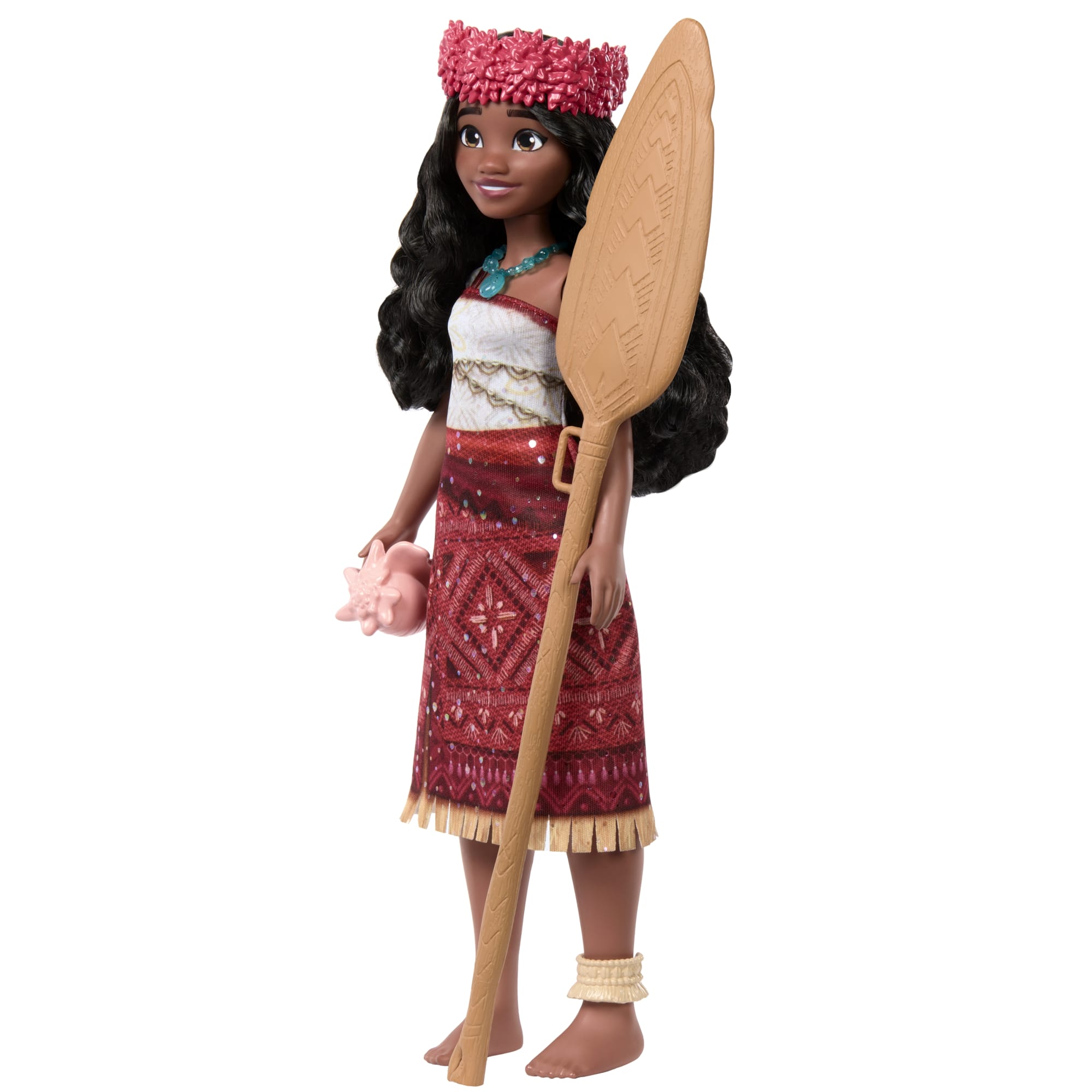 Disney Moana 2 Singing Adventure Moana Doll & Accessories. Sings We're Back in English - Image 6
