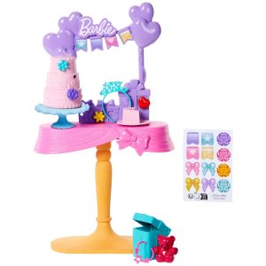 Barbie-Fête D'Anniversaire Barbie World-Coffret  Avec Accessoires