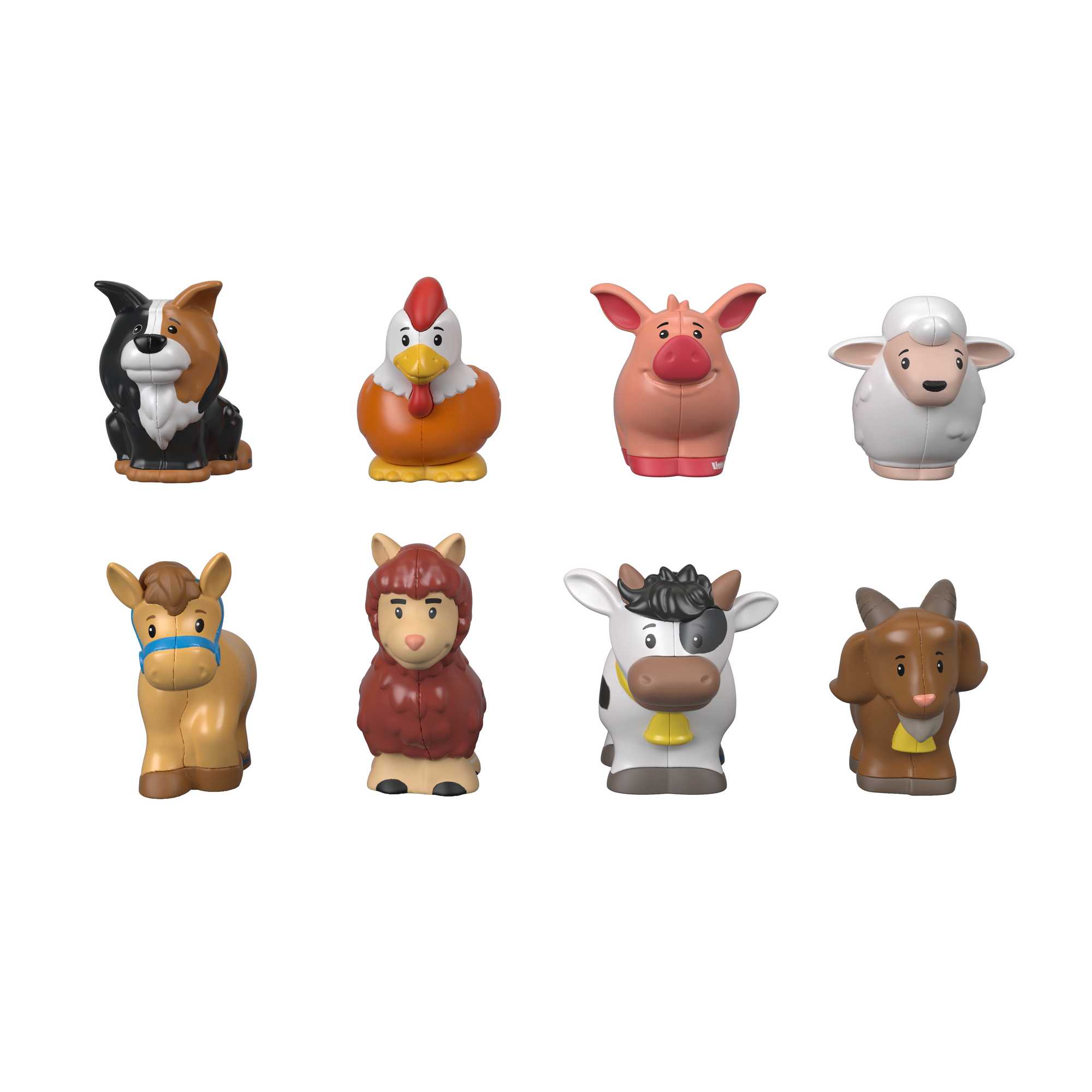 Fisher-Price Little People Farm Animal Friends 8-Piece Figure Set For Toddlers - Image 4