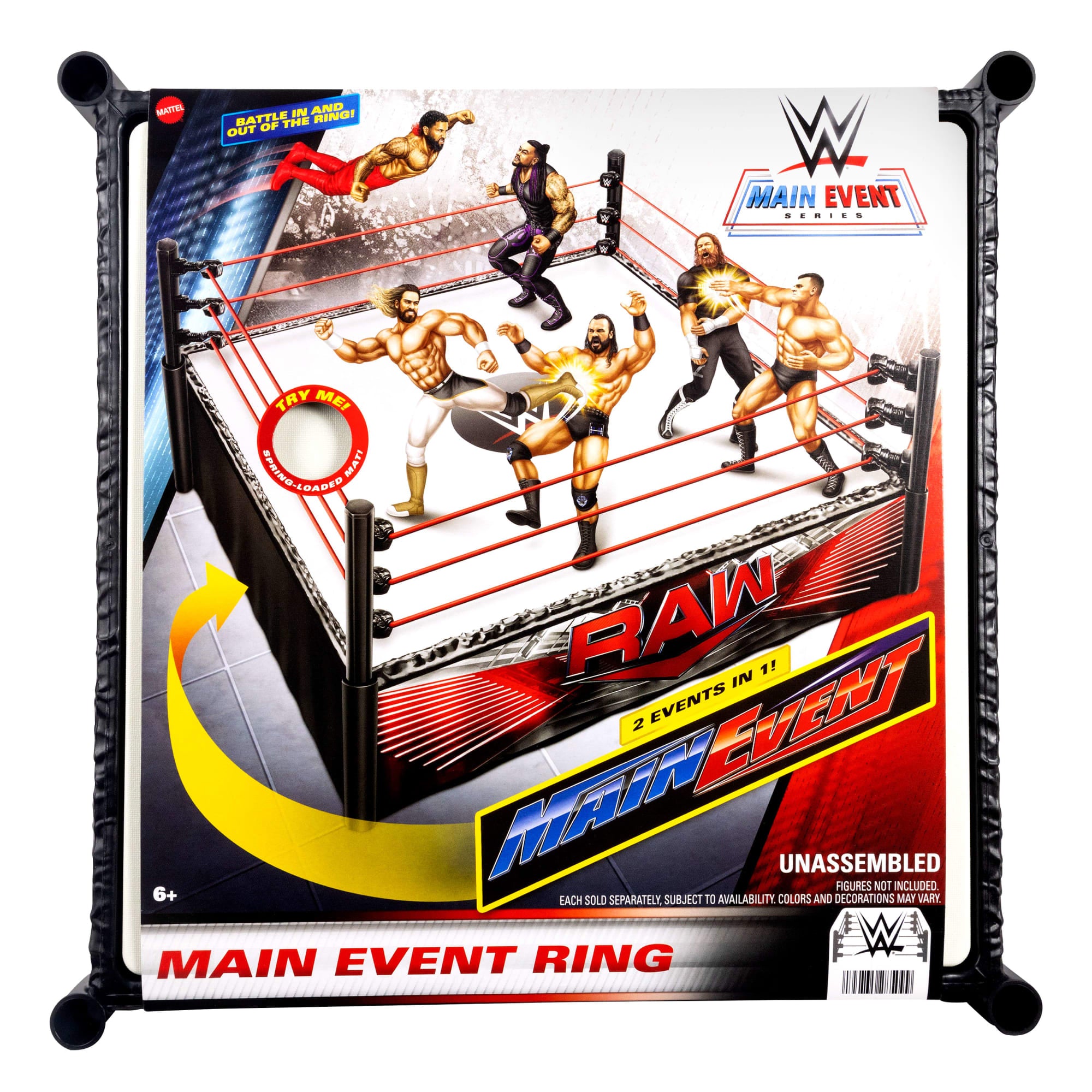 Wwe-Ring Main Event-Coffret Avec Étiquettes et Cordes - Image 4