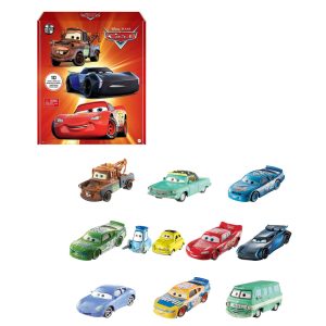 Disney And Pixar Cars Mack Hauler. 13-Inch Toy Transporter Truck With Ramp & Carry Storage For 12 Vehicles. Gift For Kids Ages 4 Years Old & Up