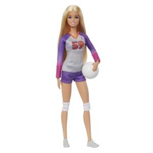 Barbie Profissões Boneca Jogadora de Vôlei