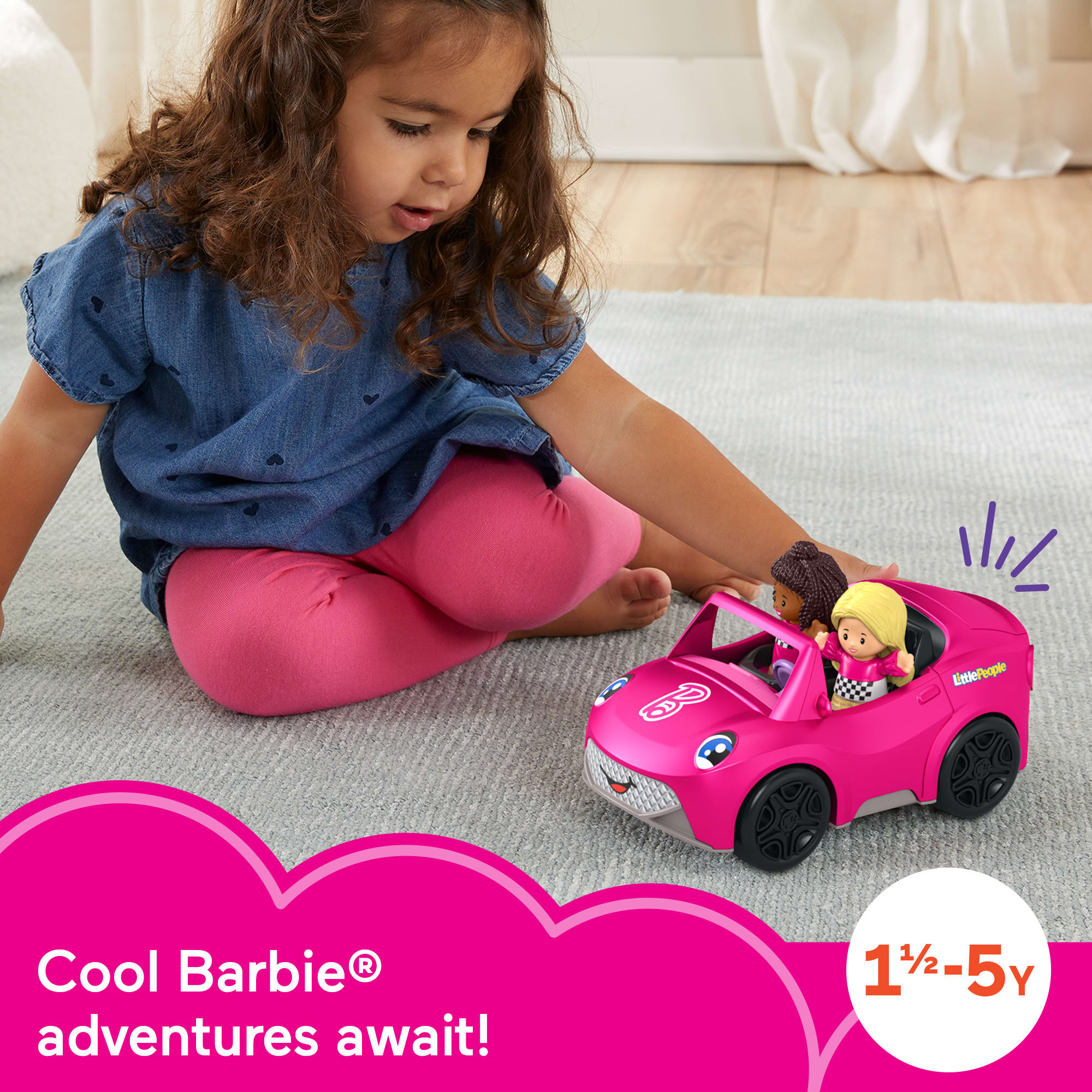 Barbie Convertible By Little People - Image 2