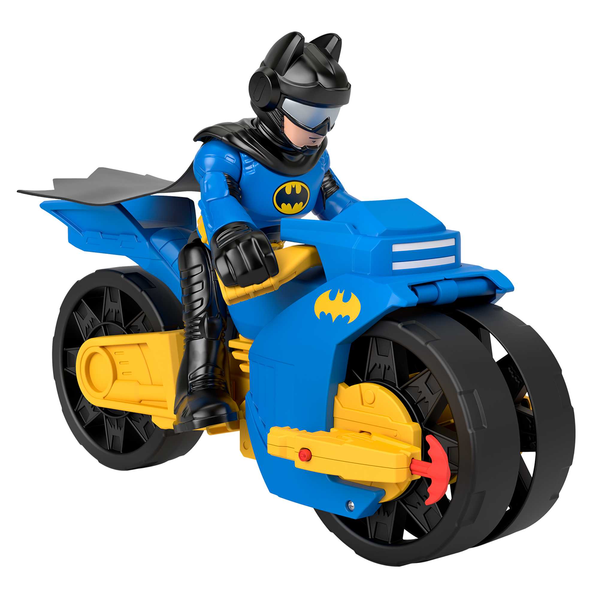 Imaginext DC Super Friends Batman Toys. XL Batcycle And Batman Figure. 10-inches