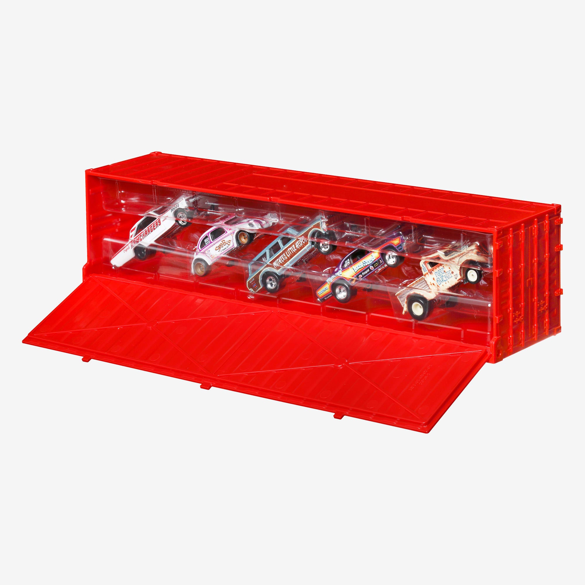 Hot Wheels Premium Car Culture Dragstrip Demons Container Set - Image 2