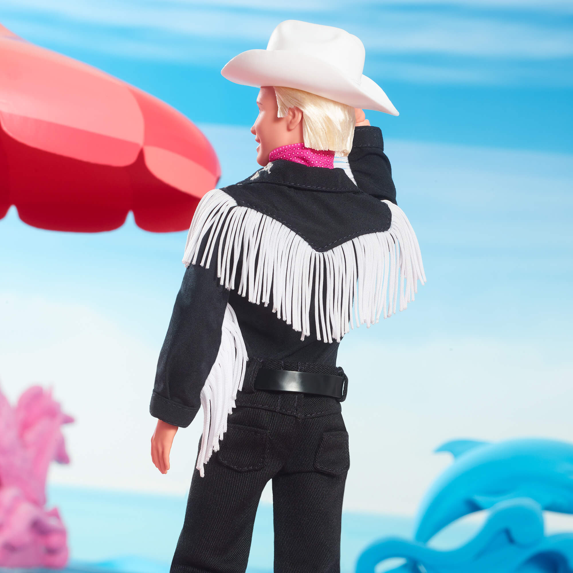 Ken Doll in Black and White Western Outfit – Barbie The Movie - Image 10