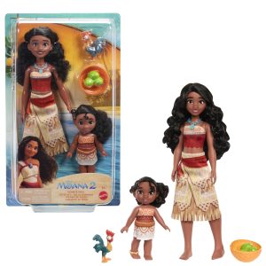 Disney Moana 2 Coffret de Jeu Sœurs Moana et Simea. 3 Access.