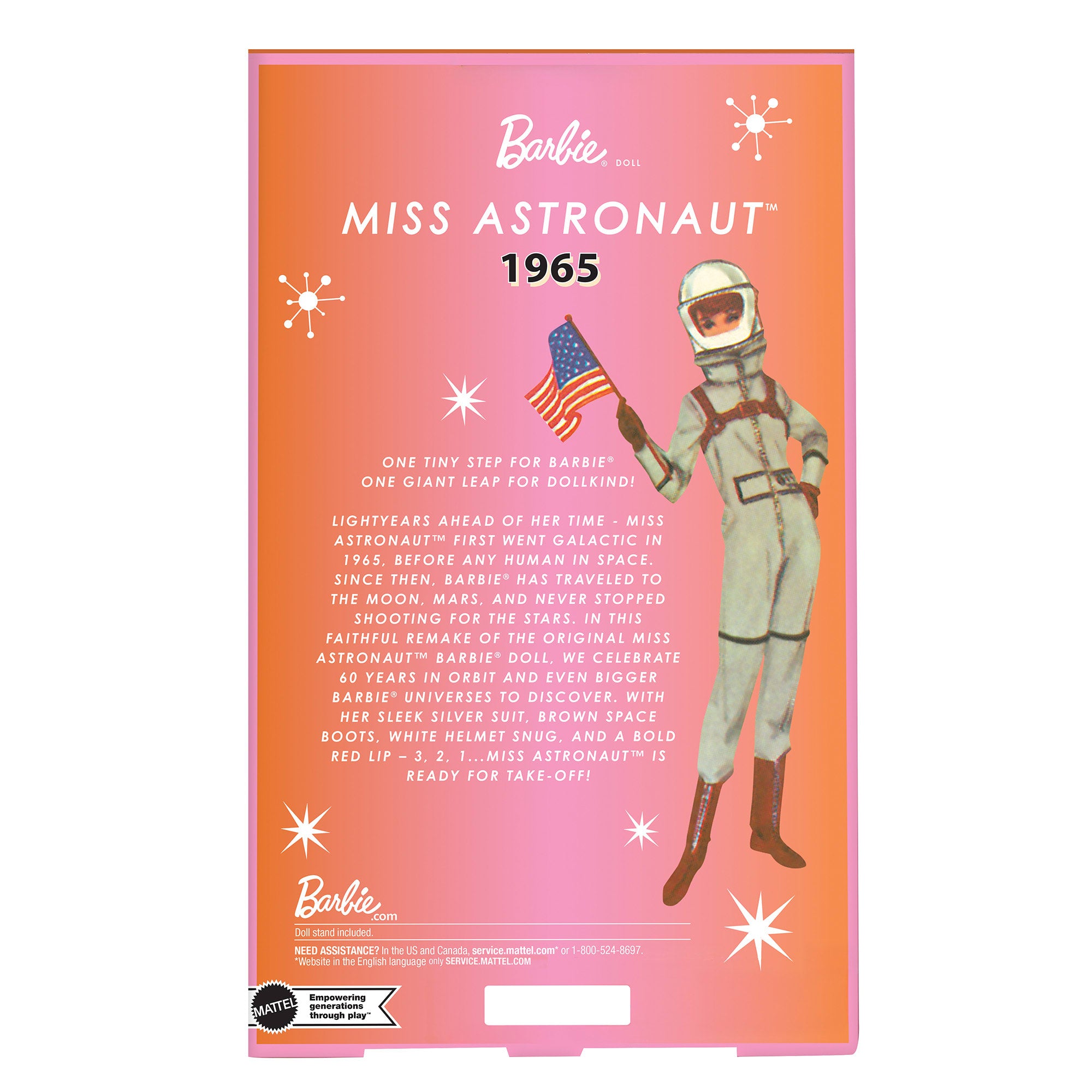 Barbie Miss Astronaut 60th Anniversary Doll - Image 12