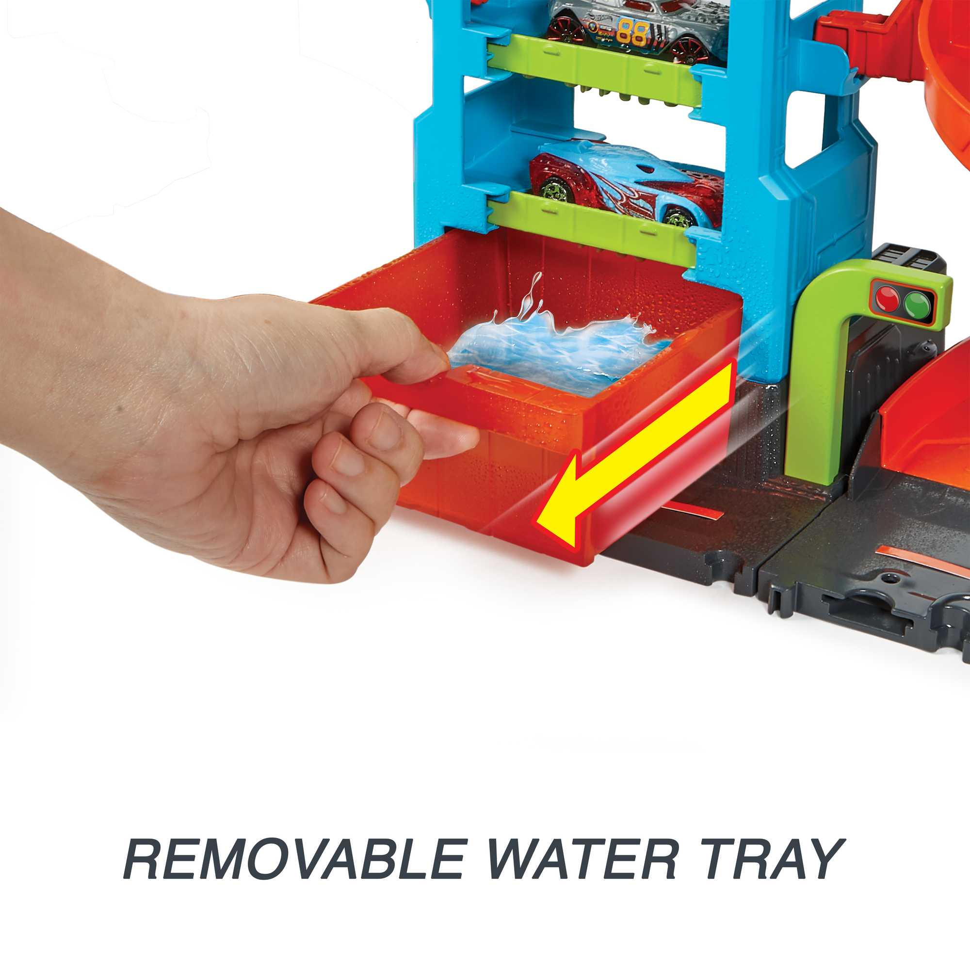 Hot Wheels City MEGA Car Wash With 1 Color Shifters Car. Toy For Kids - Image 4