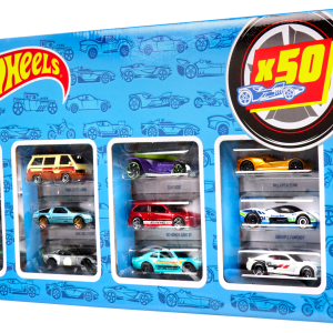 Hot Wheels Cars. Set Of 50 Toy Cars. Trucks & Aircraft in 1:64 Scale
