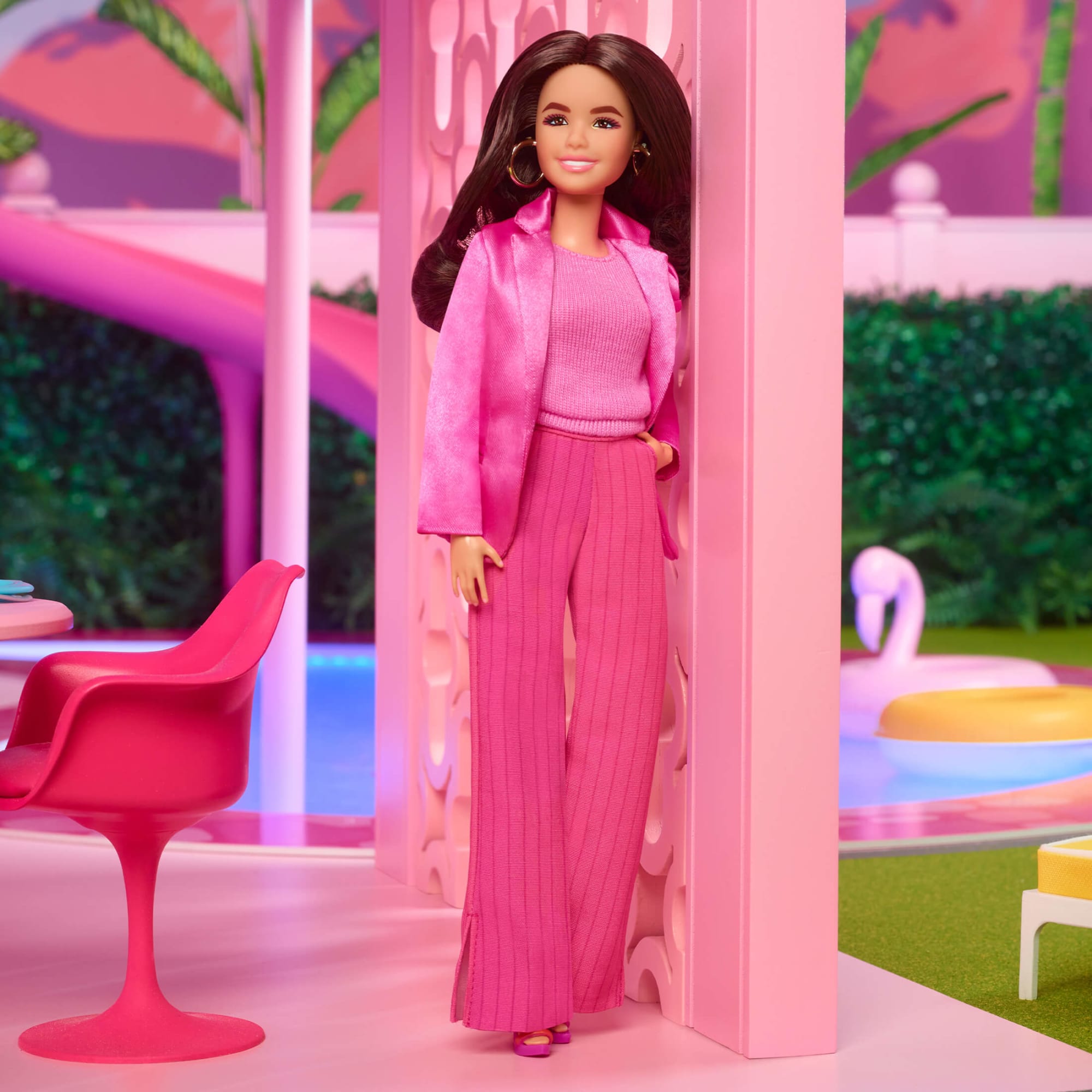 Gloria Doll Wearing Pink Power Pantsuit – Barbie The Movie - Image 6