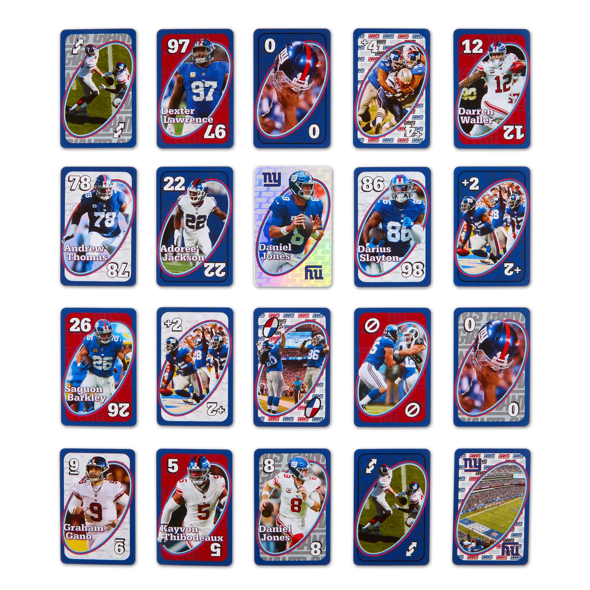 UNO Fandom NFL New York Giants Game Deck - Image 6