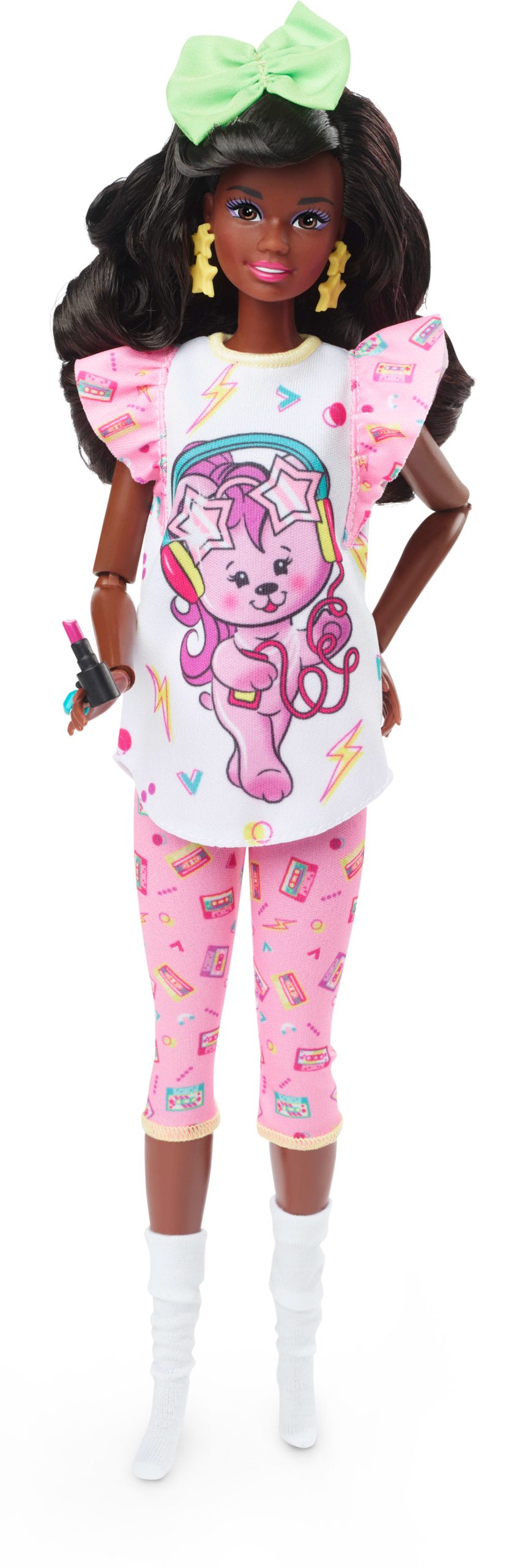Barbie Doll. Curly Black Hair. 80s Slumber Party. Barbie Rewind
