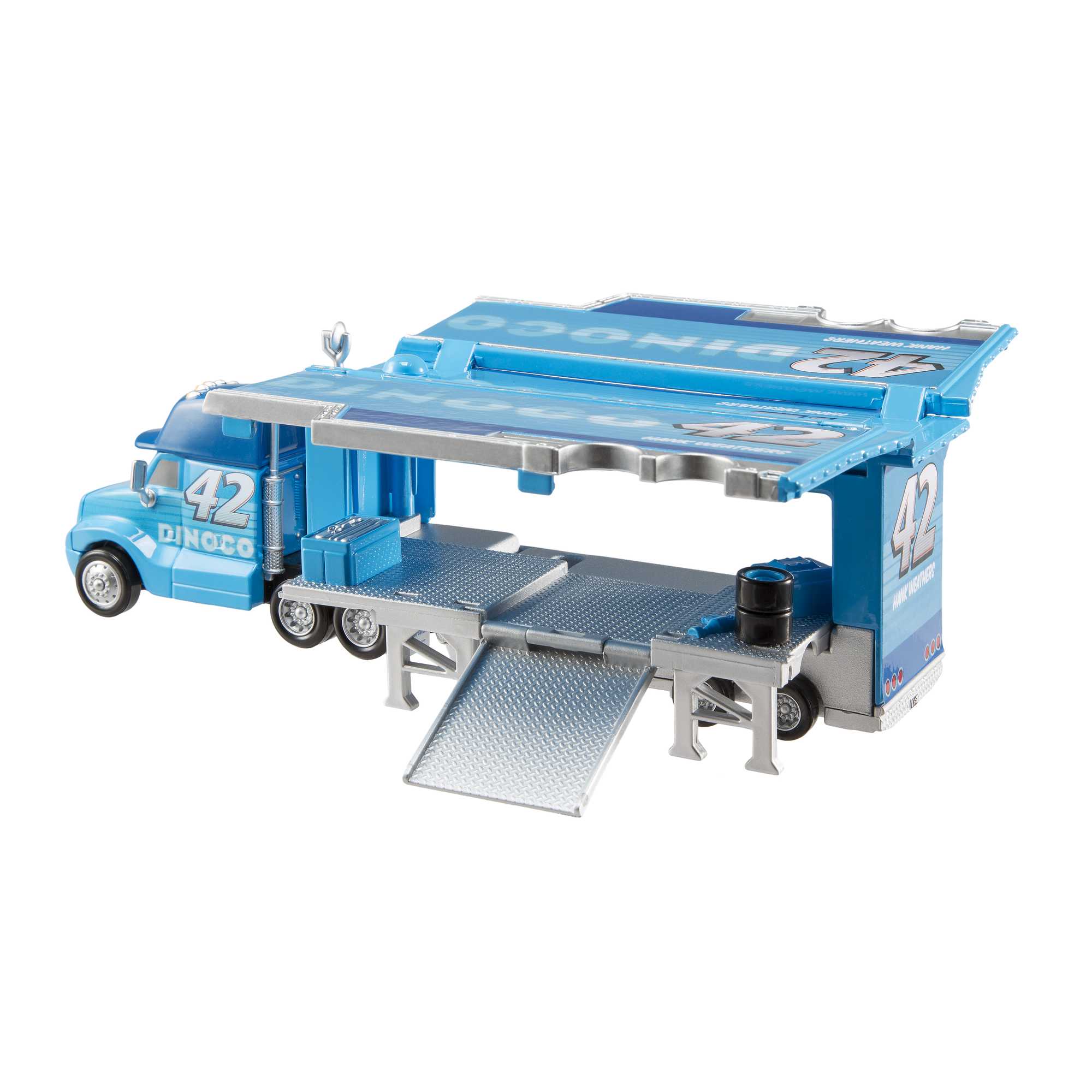 Disney And Pixar Cars Hauler Collection. Truck With Extendable Ramp - Image 6