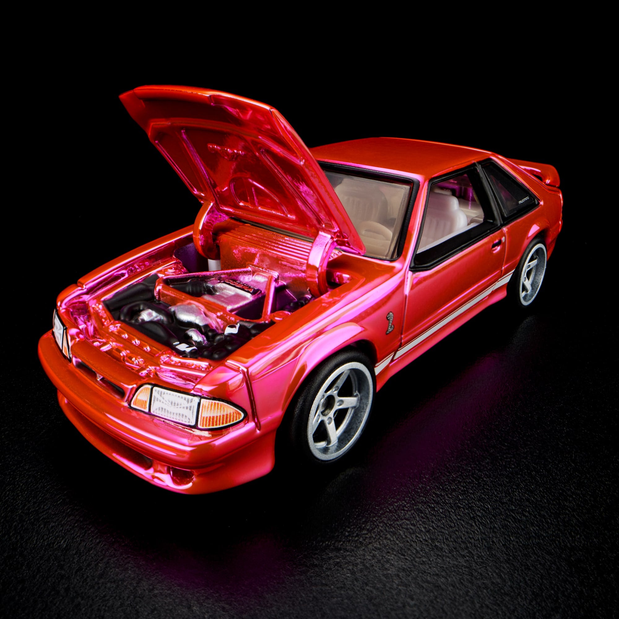 Hot Wheels RLC Exclusive Pink Edition 1993 Ford Mustang Cobra R - Image 13