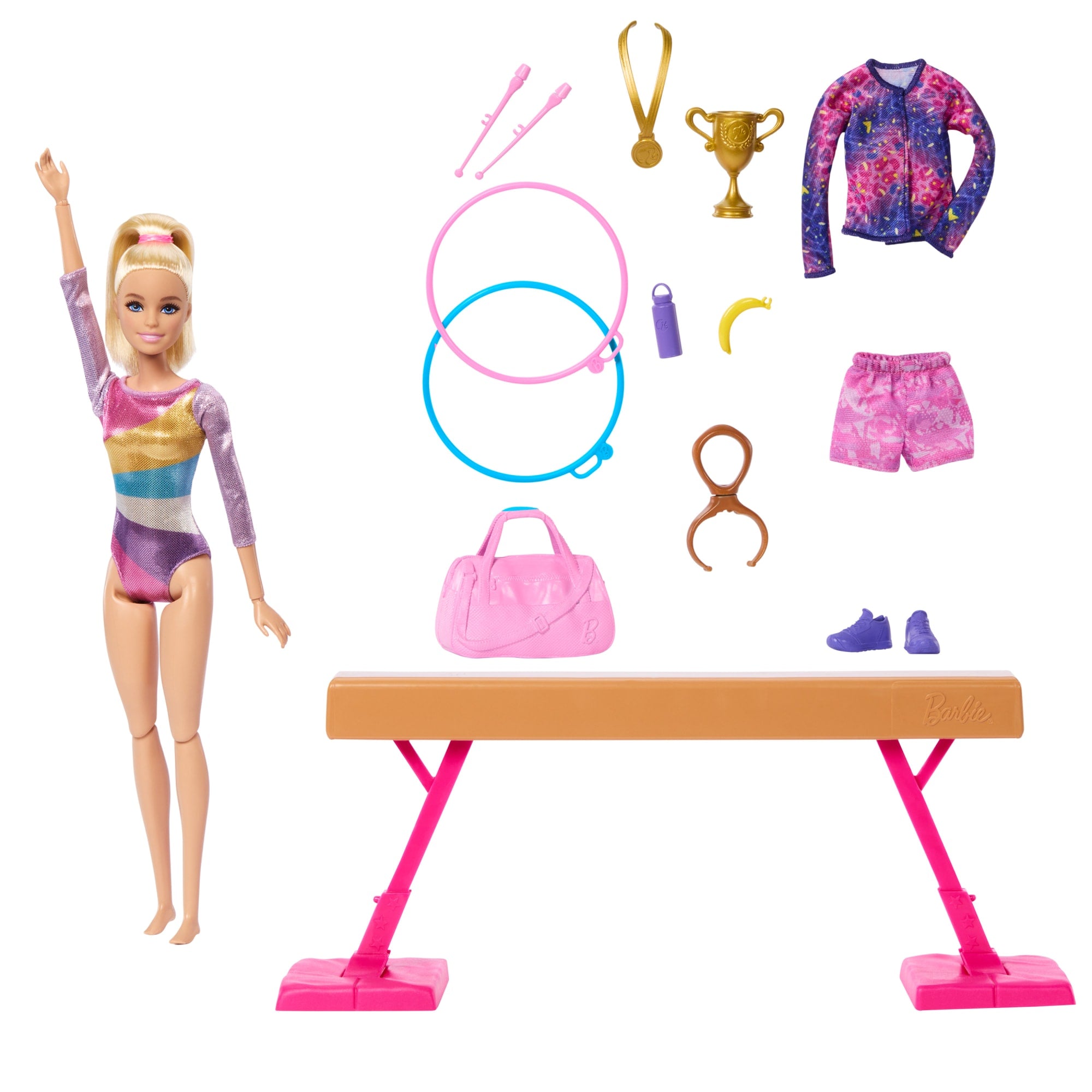 Barbie Profesiones Set de Juego Gimnasta Cabello Rubio - Image 2