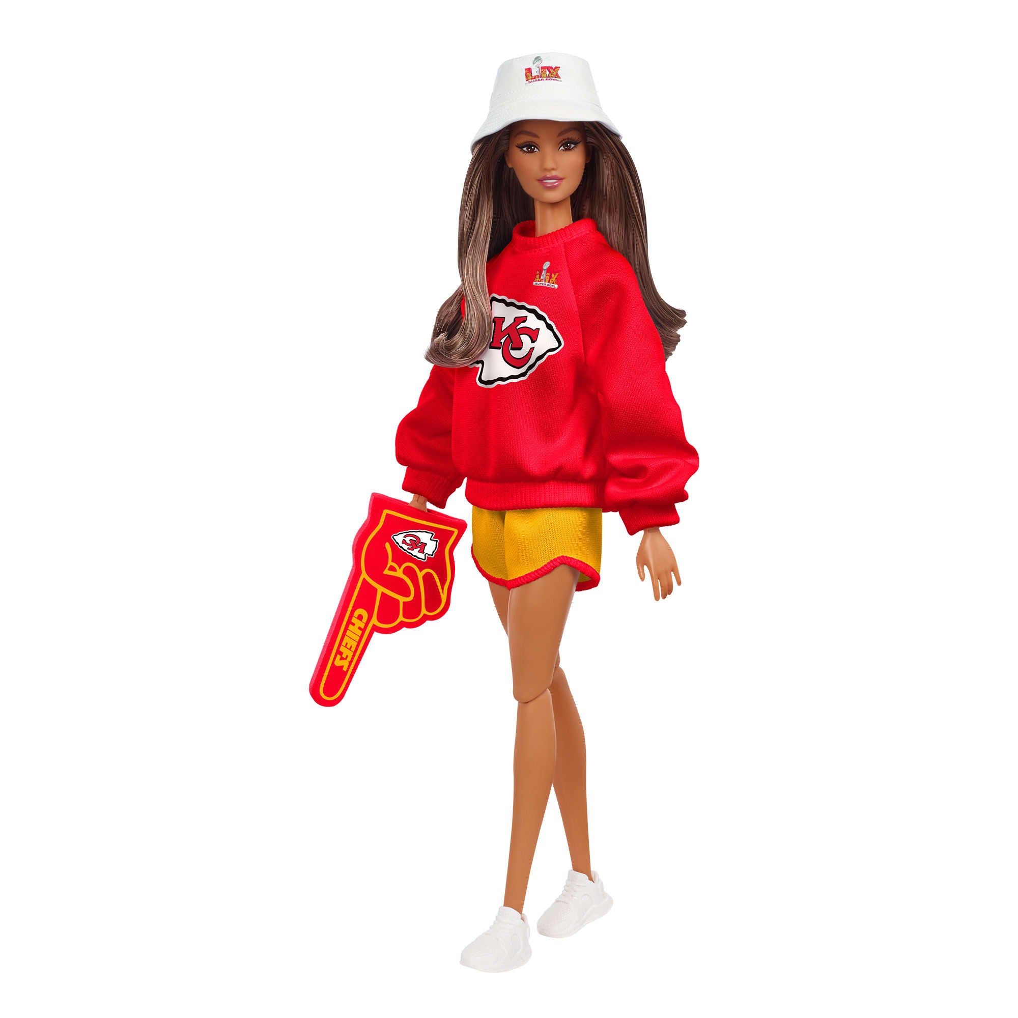 Barbie x Super Bowl Chiefs Doll 2 - Image 6