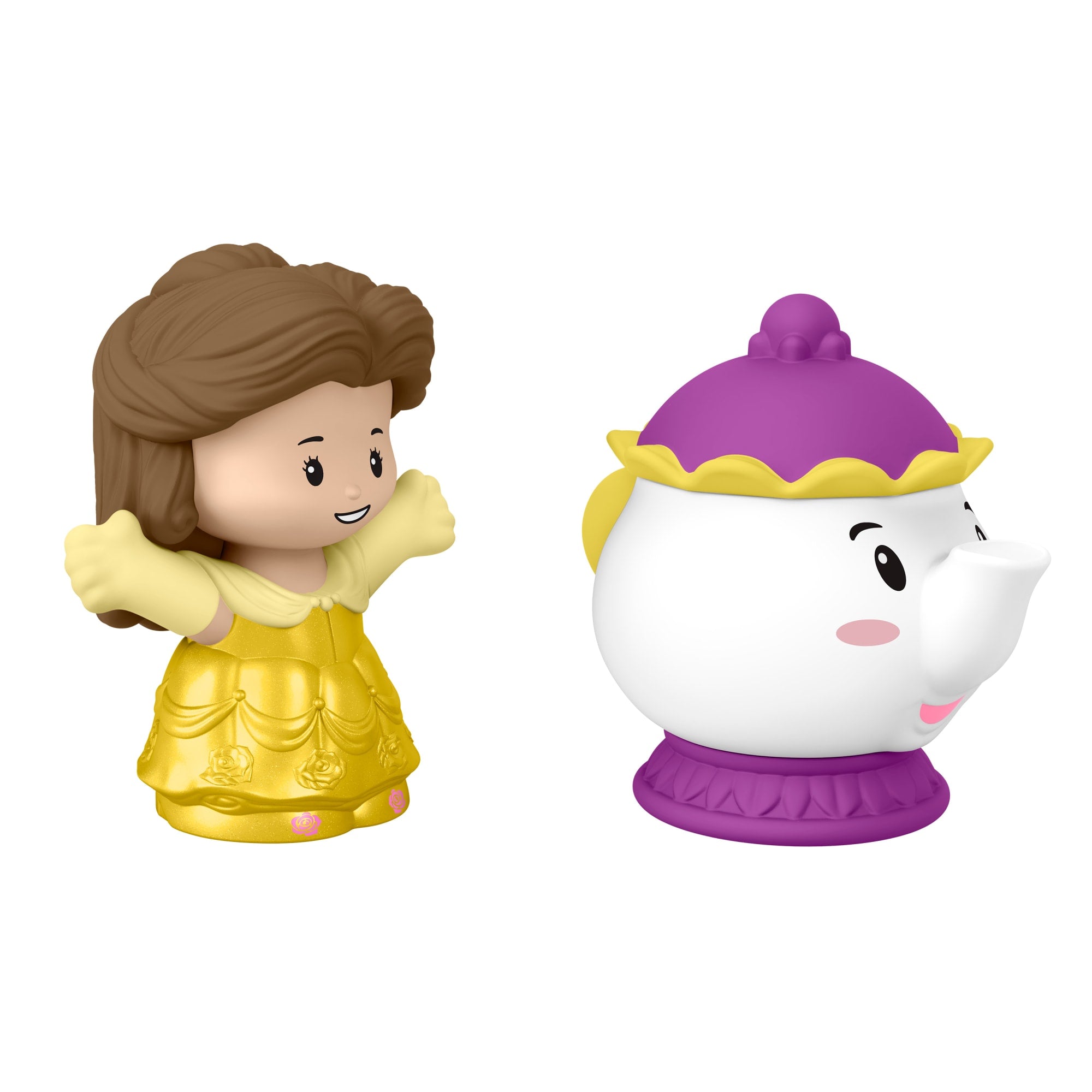 Little People Disney Princesa Juguete para Bebés Figuras de Bella y Potts - Image 3