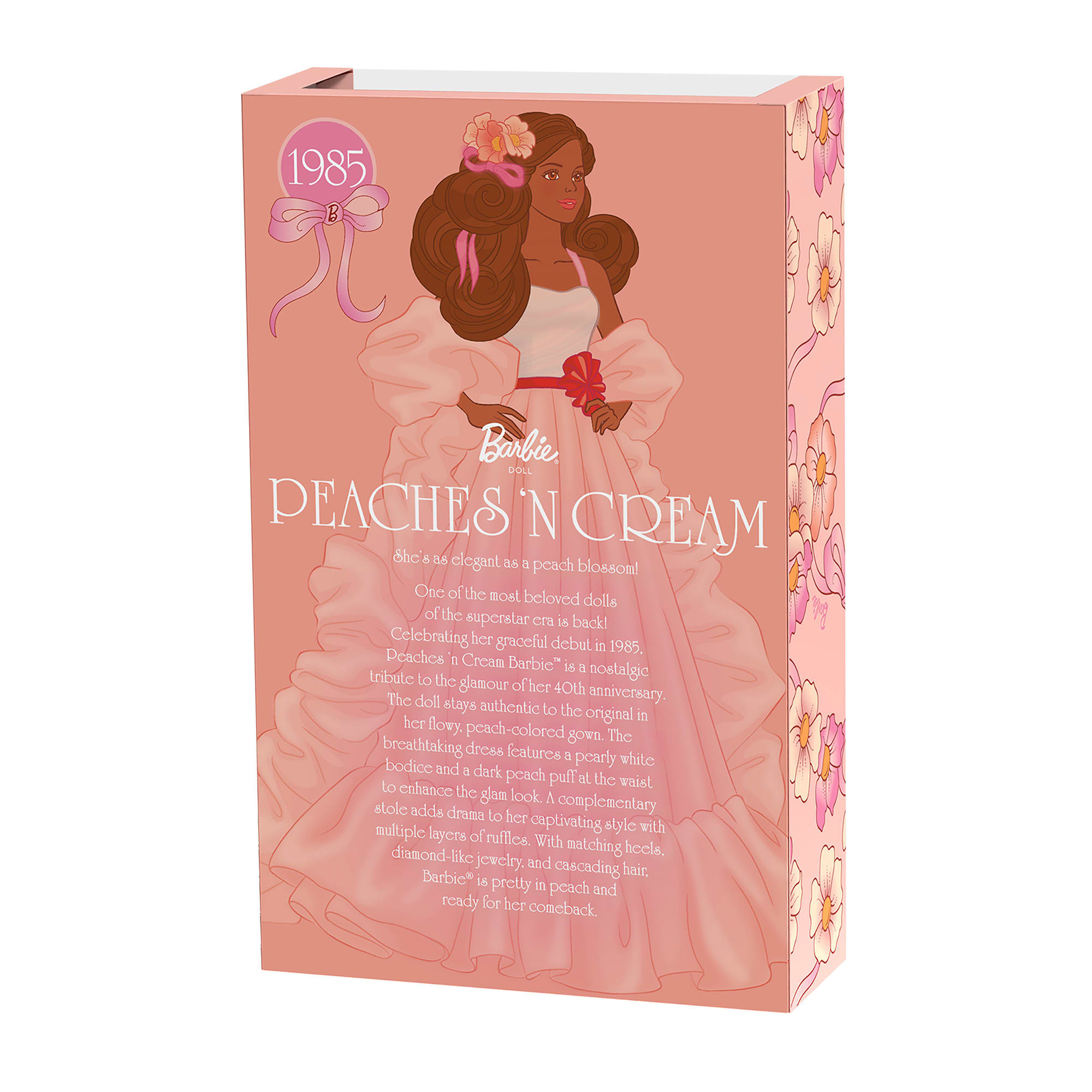 Peaches 'n Cream Barbie Doll. Brown Hair - Image 15