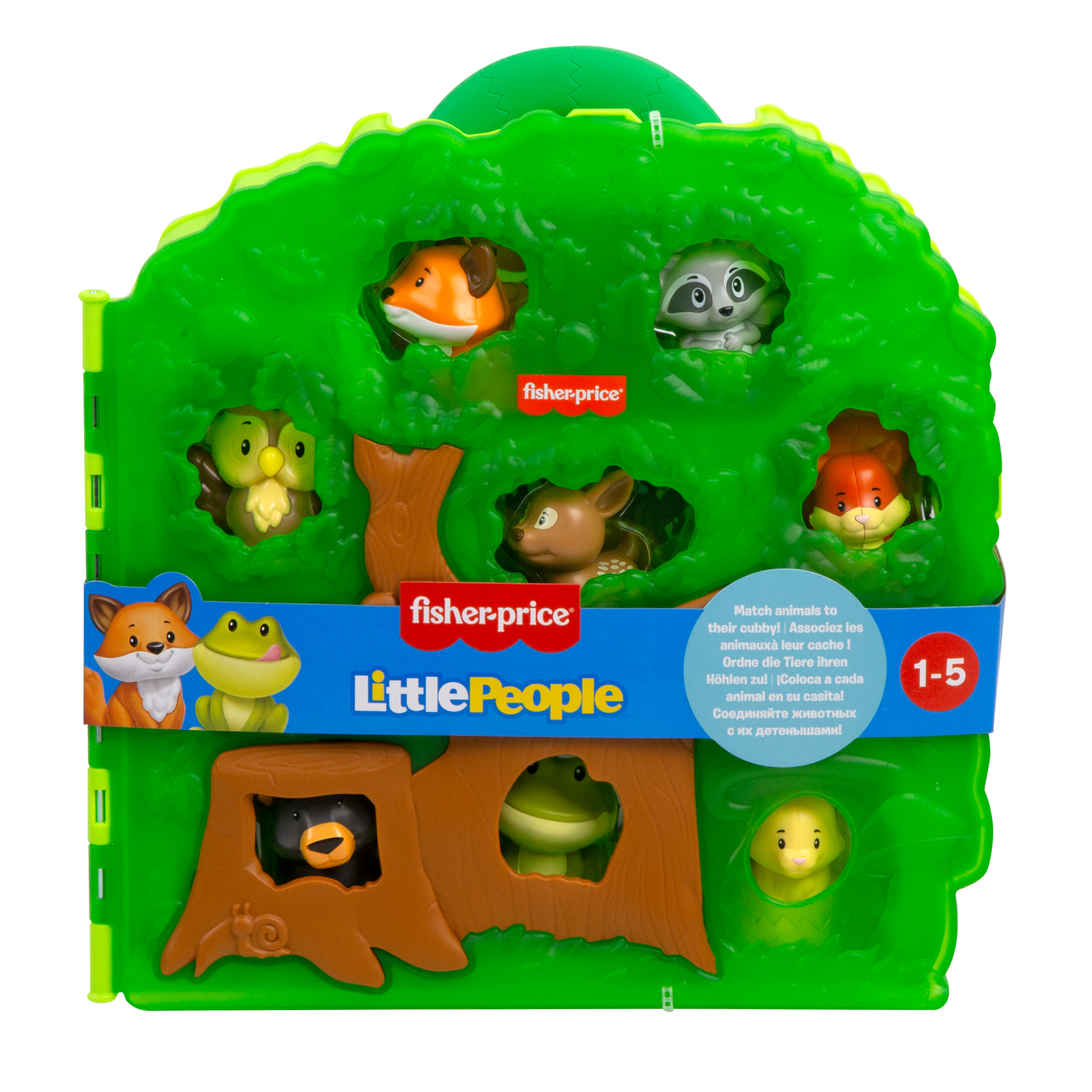 Fisher-Price Little People Forest Friends Carry Case Toddler Playset With Figures. 9 Pieces - Image 6