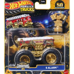 Hot Wheels Monster Trucks Veículo de Brinquedo Autos Surpresa Troféu Bigfoot Escala 1:64