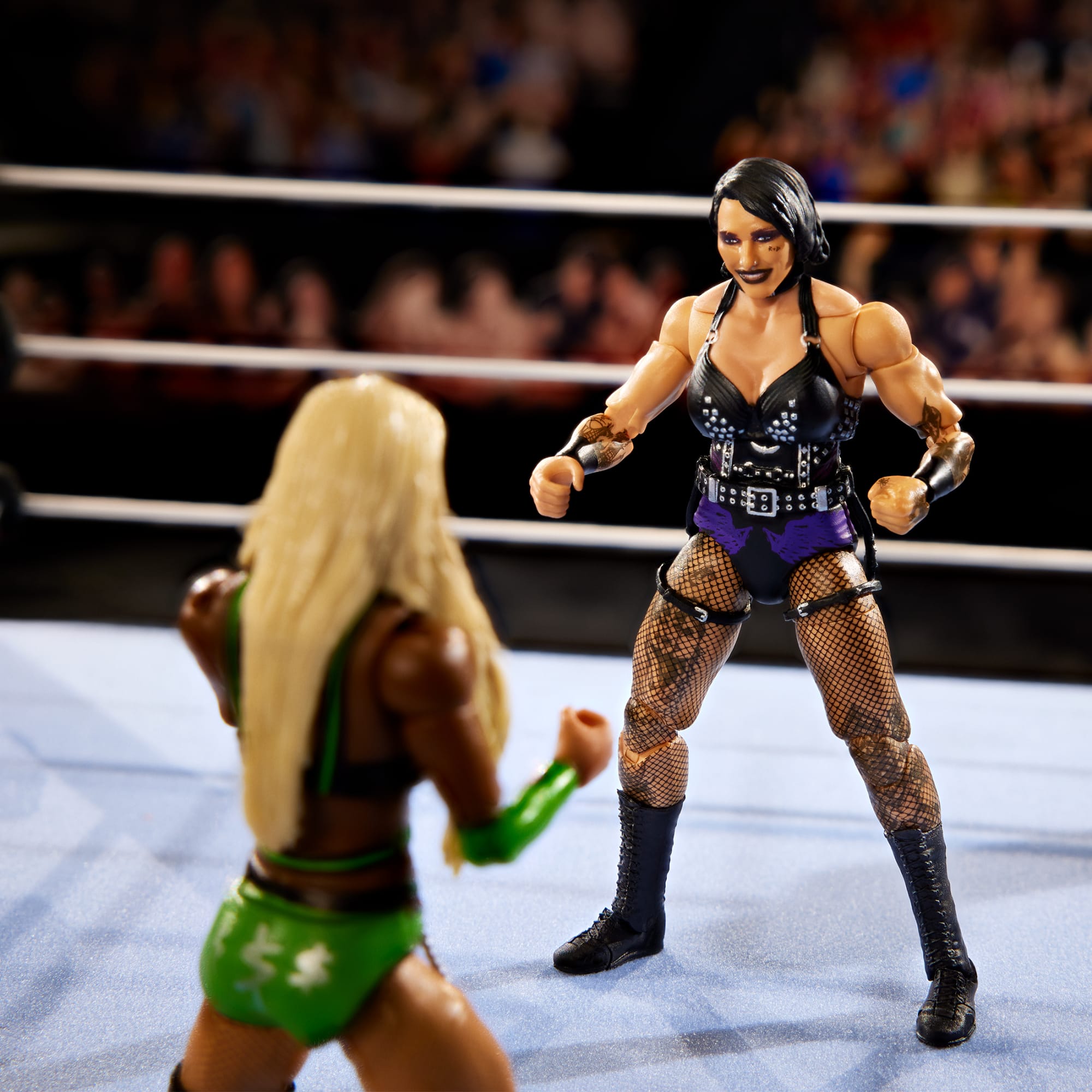 WWE Ultimate Edition RAW Ring and WWE Superstar Rhea Ripley Figure - Image 4