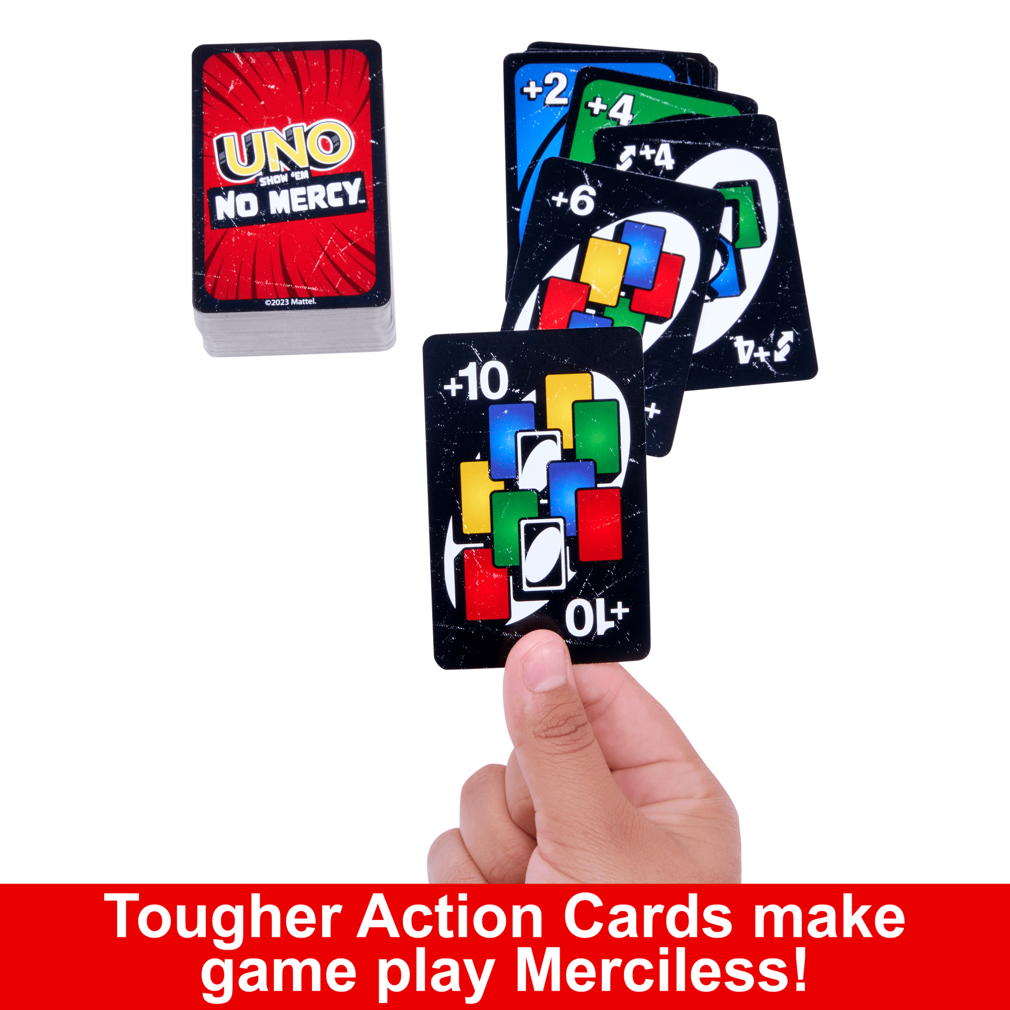 UNO Show 'Em No Mercy Card Game For Kids. Adults & Family Night. Parties And Travel - Image 4