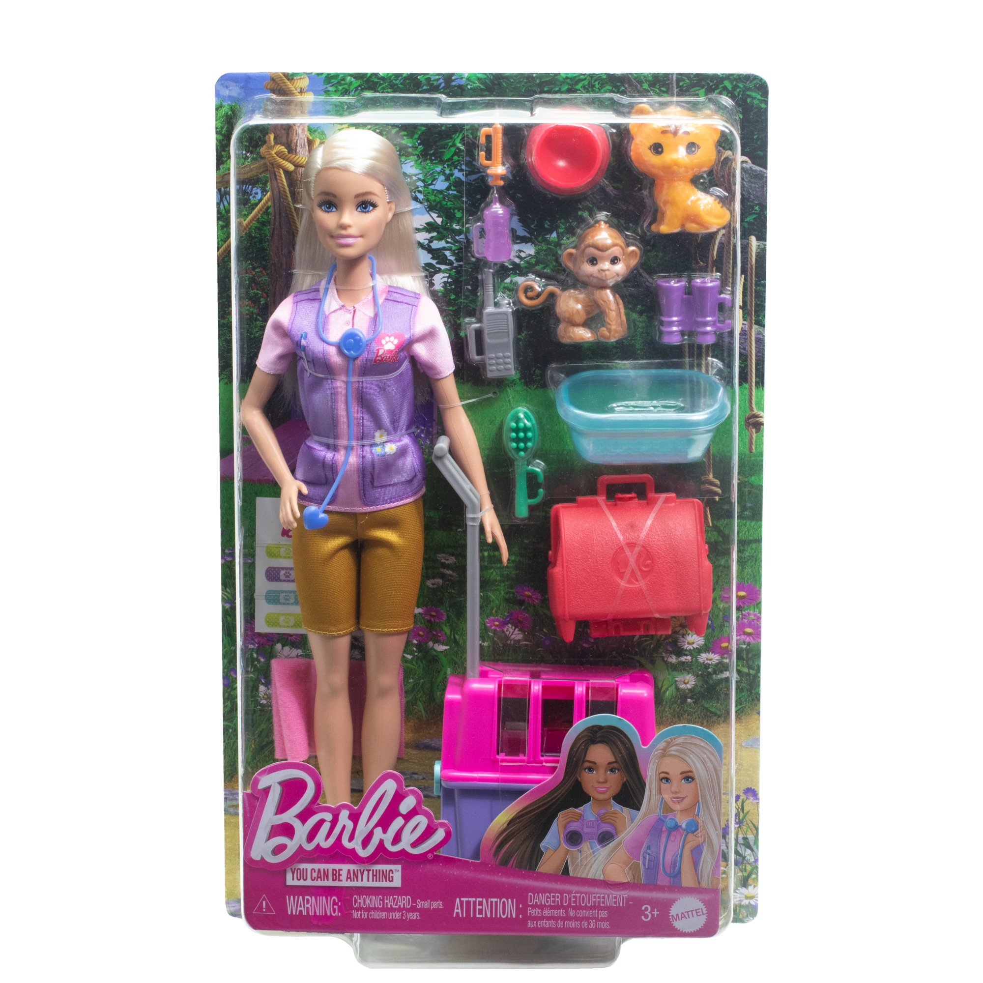Barbie-Sauvetage D'Animaux-Coffret Poupée Blonde et Accessoires - Image 6