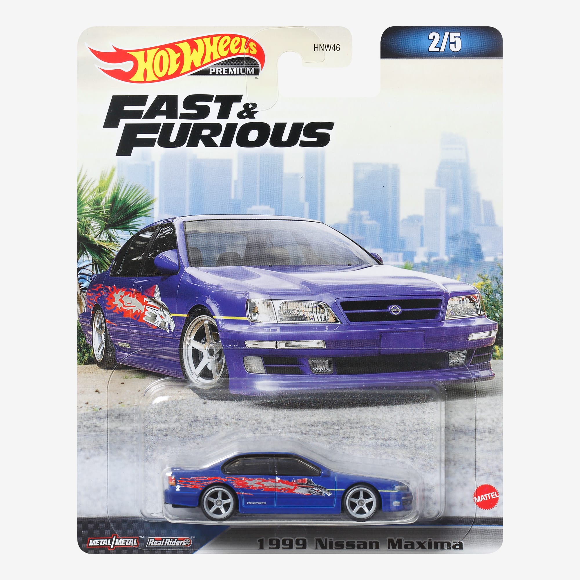 Hot Wheels Fast & Furious Collector Cars. 1999 Nissan Maxima