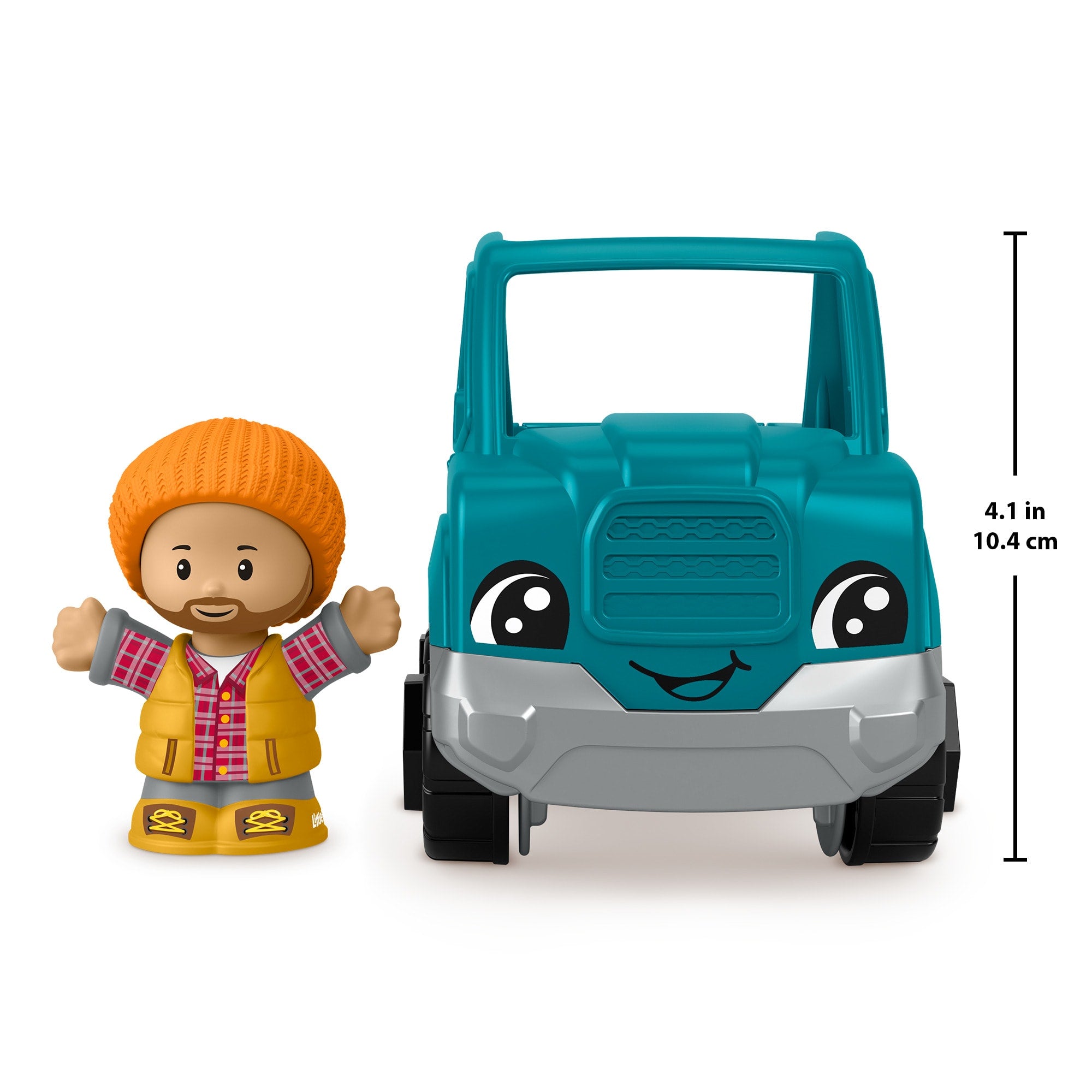 Fisher-Price Little People Pick-Up Truck Toy & Figure Set For Toddlers. 2 Pieces - Image 5