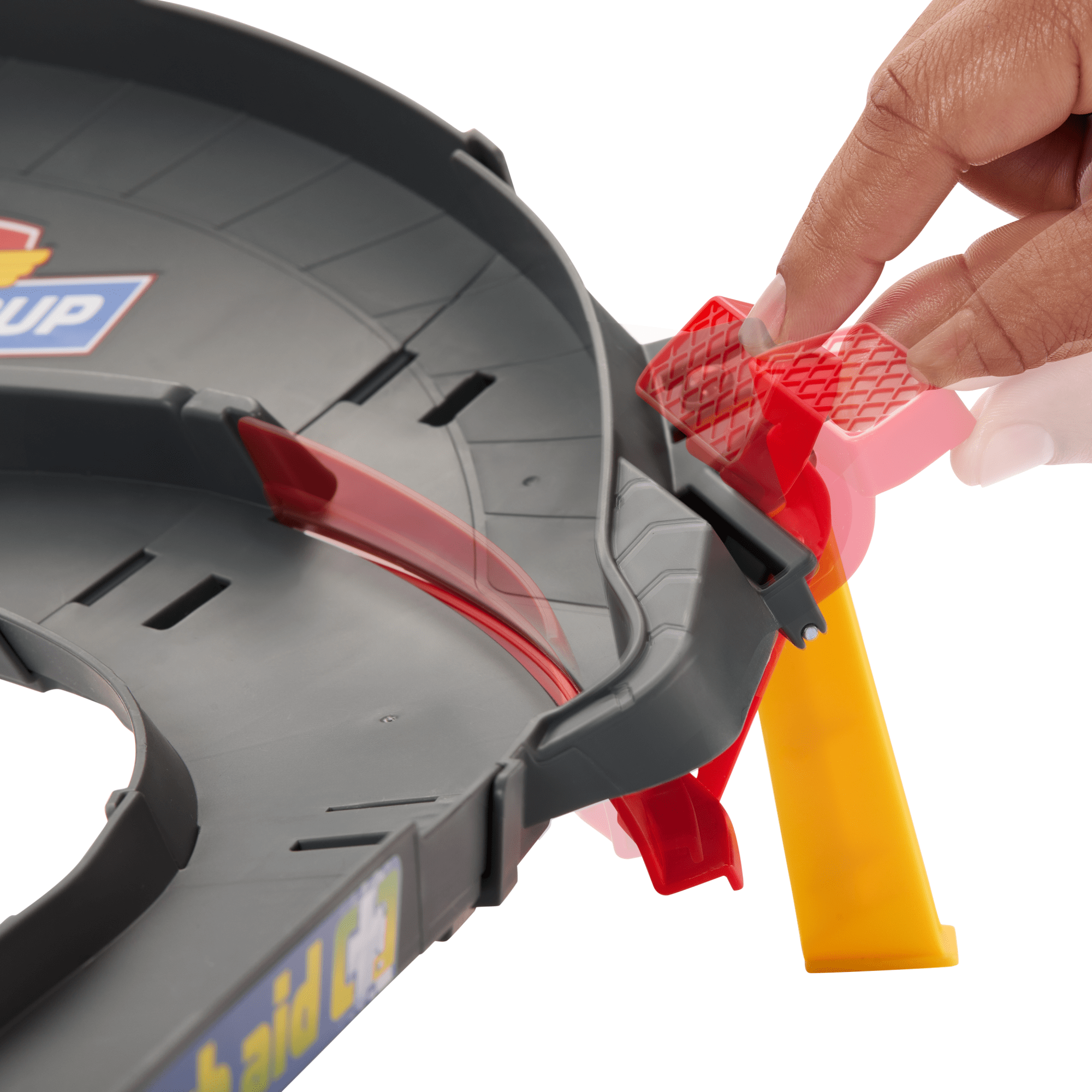 Disney And Pixar Cars Nascar Lane Change Race Playset With 2 Toy Vehicles. Includes Lightning Mcqueen - Image 4
