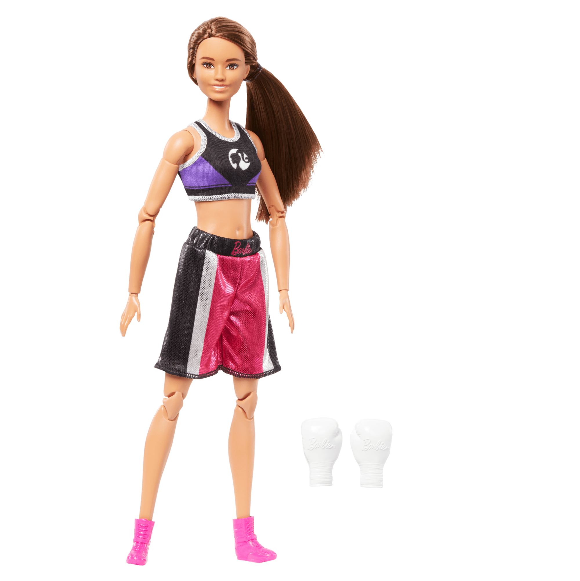 Barbie Ultra Flexible Poupée et Accessoires Boxeuse. Brunette - Image 5